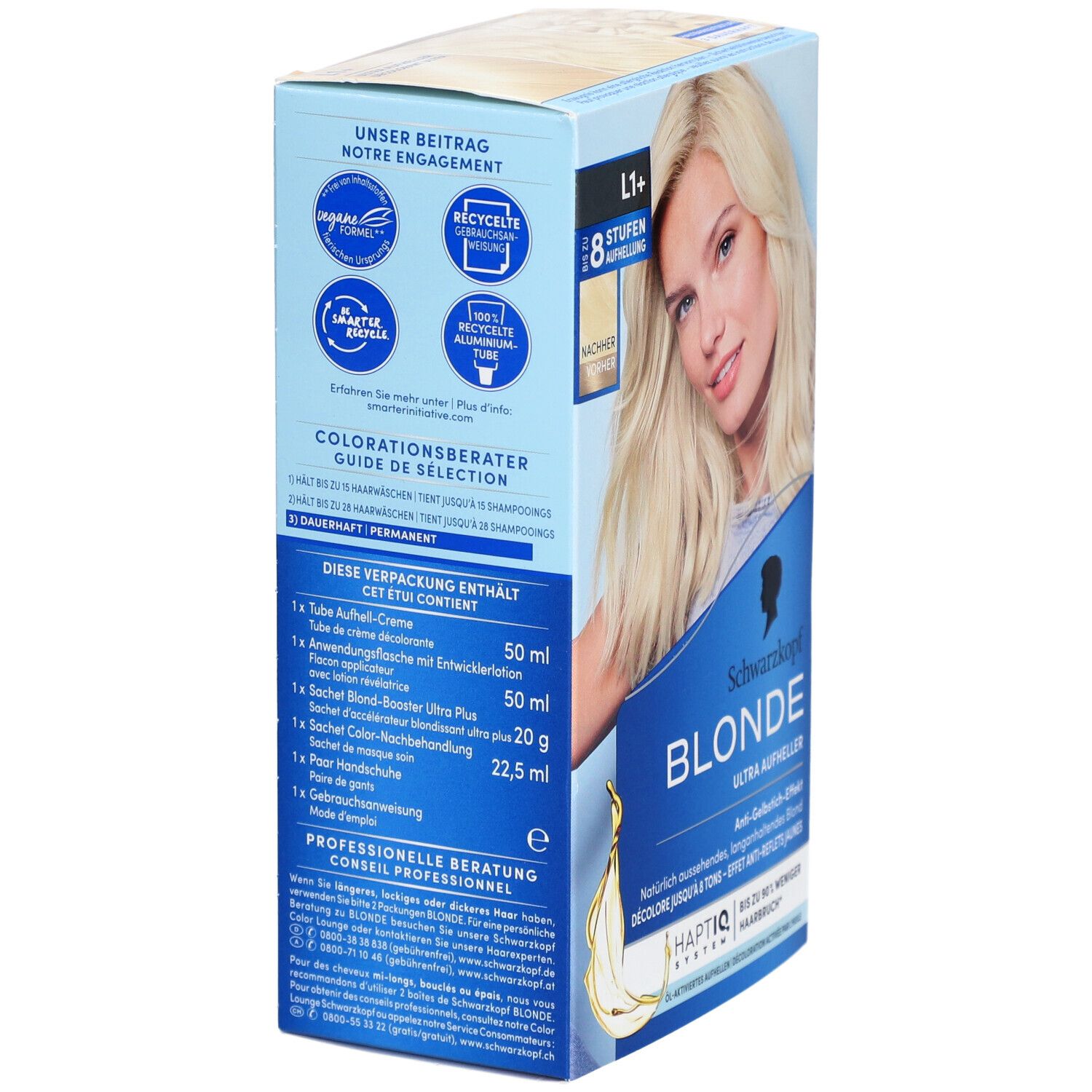 Schwarzkopf® Blonde L1++ Ultra Eclaircissant - Jusqu'à 9 niveaux d'éclaircissement sans effet jaunâtre