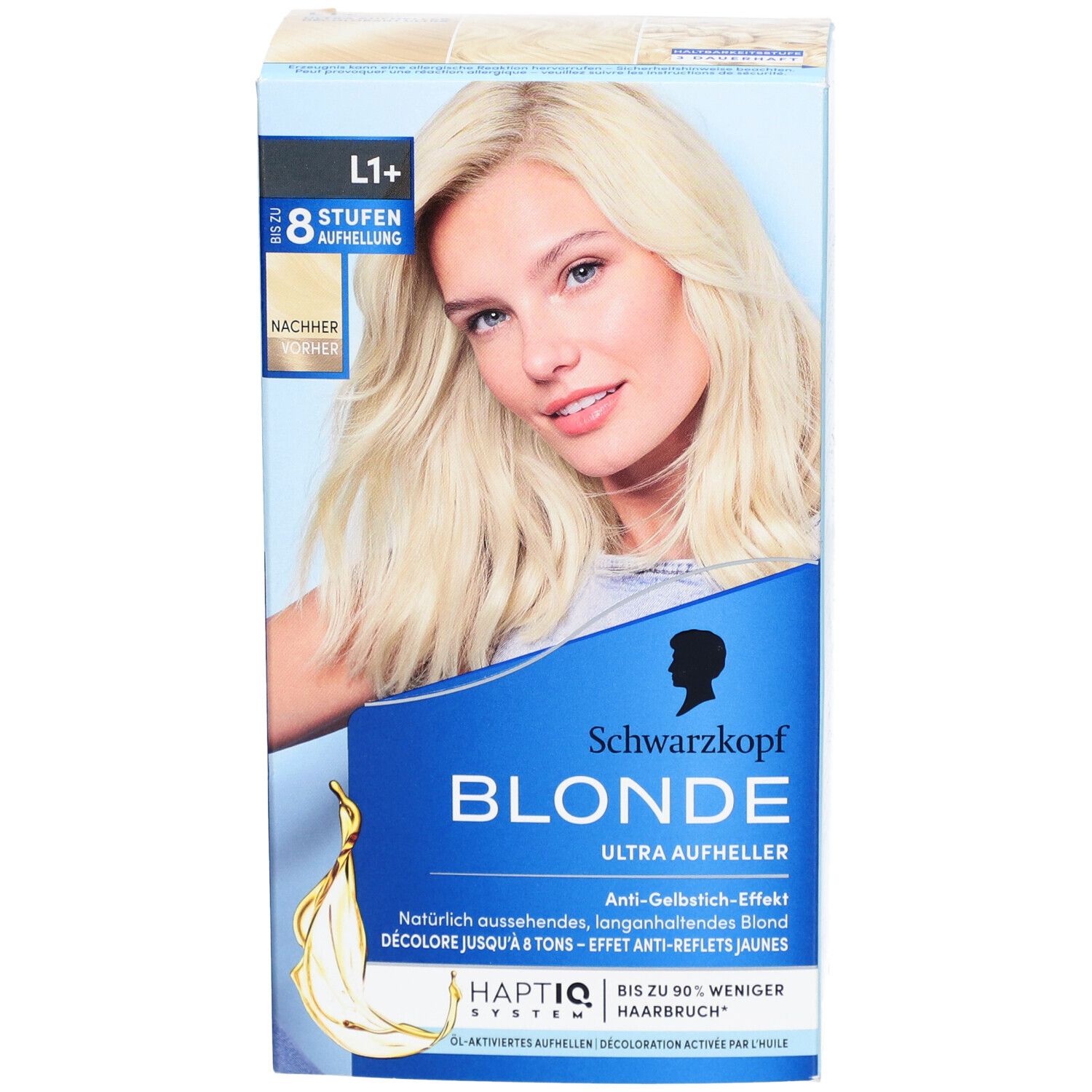 Schwarzkopf® Blonde L1++ Ultra Eclaircissant - Jusqu'à 9 niveaux d'éclaircissement sans effet jaunâtre