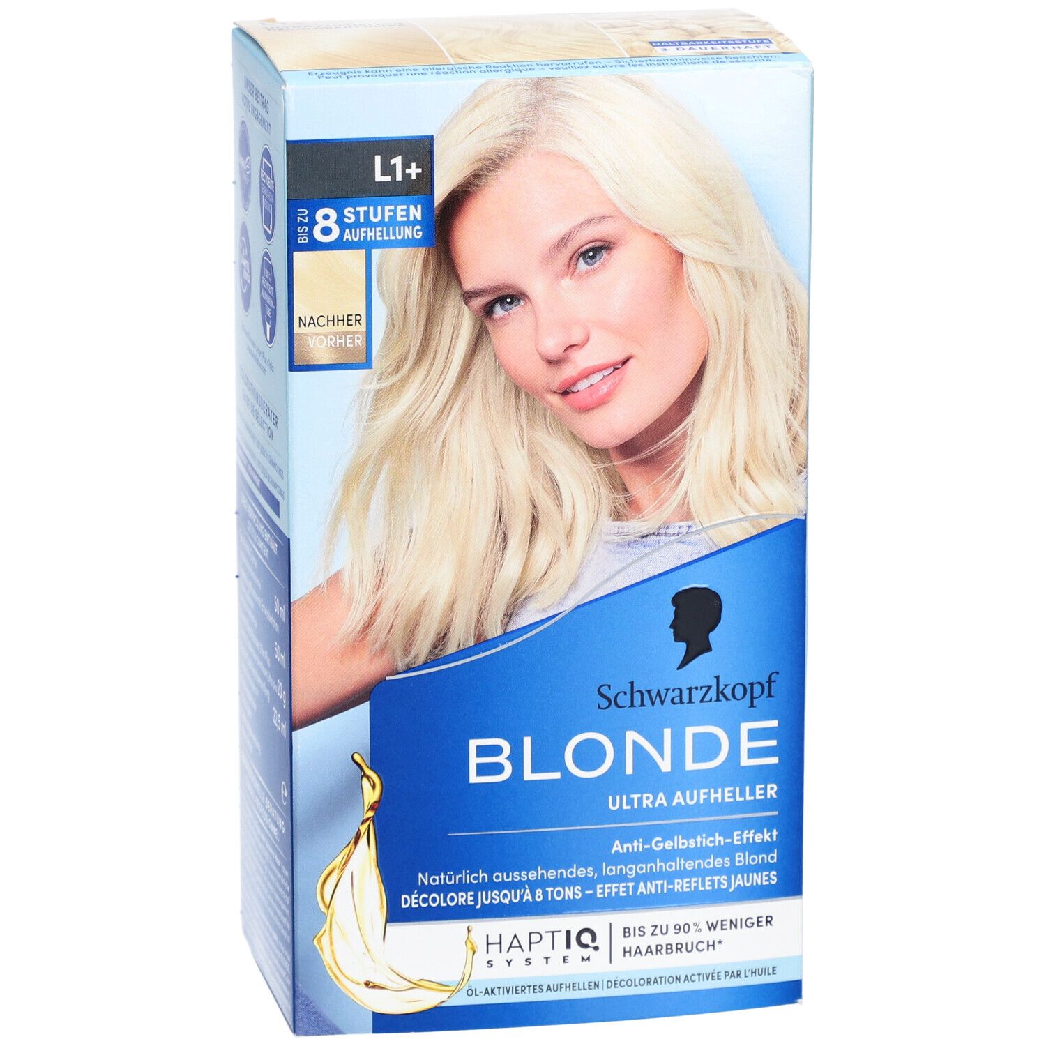 Schwarzkopf® Blonde L1++ Ultra Eclaircissant - Jusqu'à 9 niveaux d'éclaircissement sans effet jaunâtre
