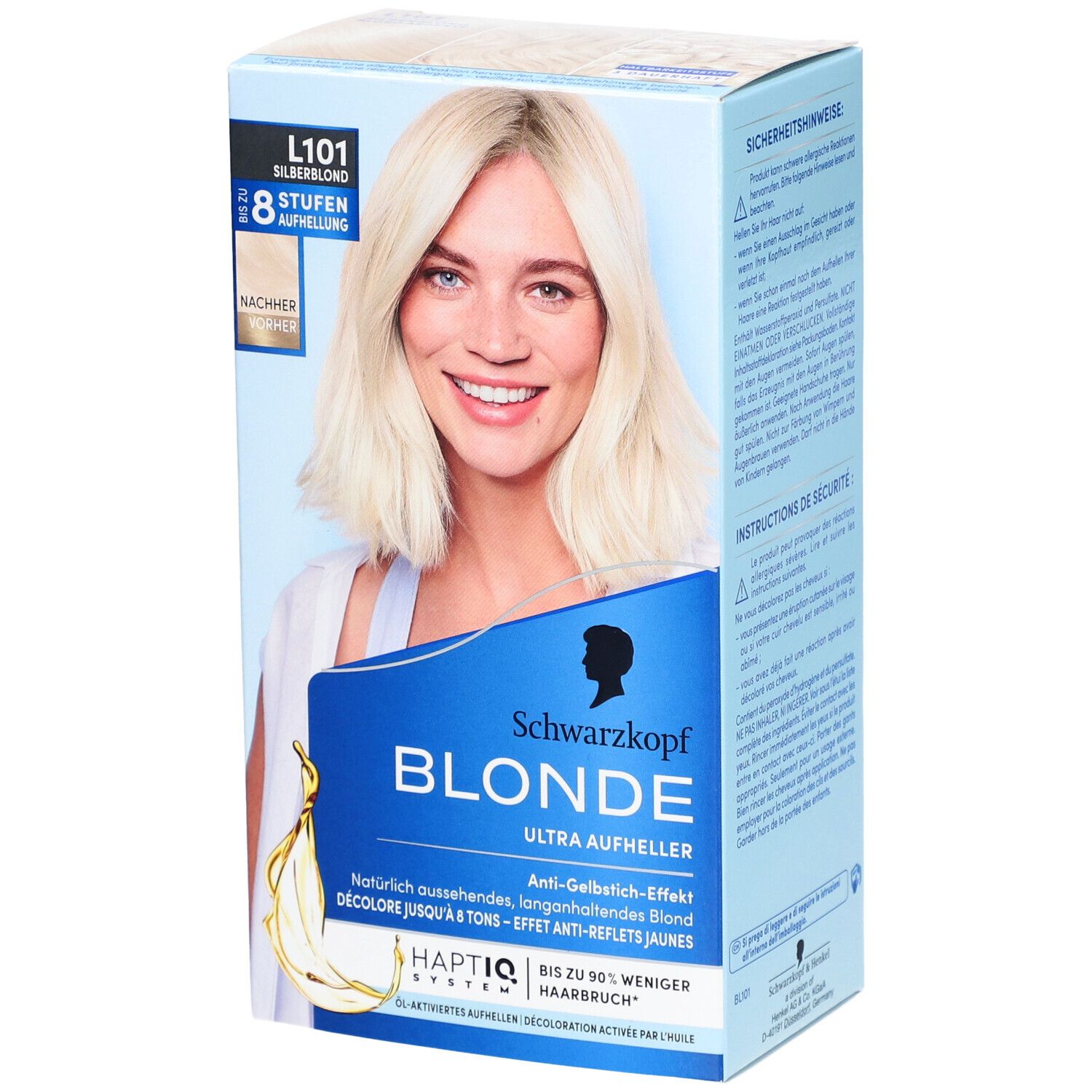Schwarzkopf Blonde Ultra L101 décolorant blond argenté permanent