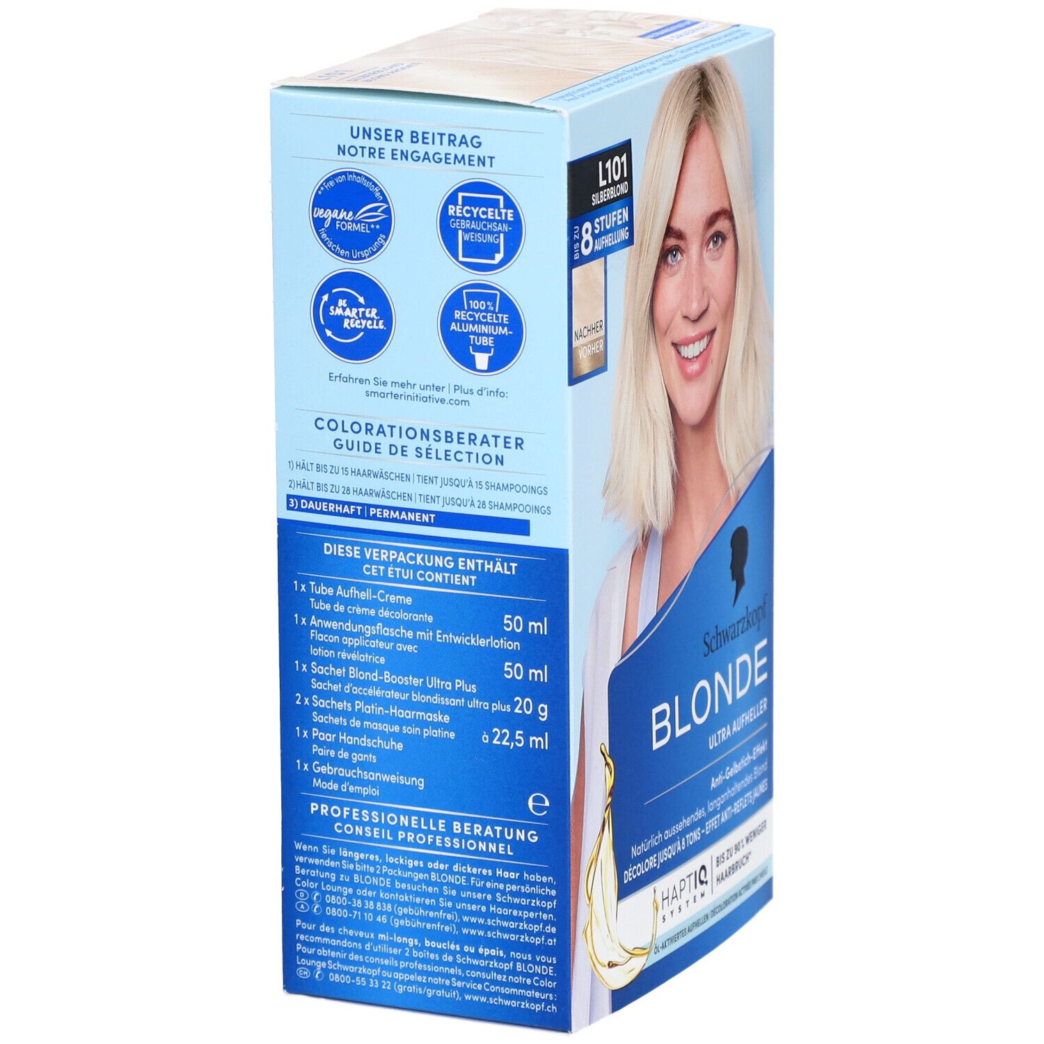 Schwarzkopf Blonde Ultra L101 décolorant blond argenté permanent