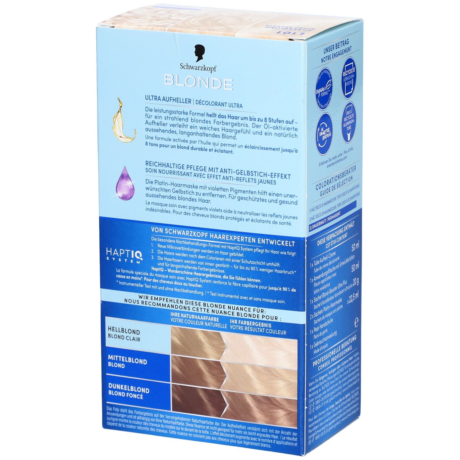 Schwarzkopf Blonde Ultra L101 décolorant blond argenté permanent