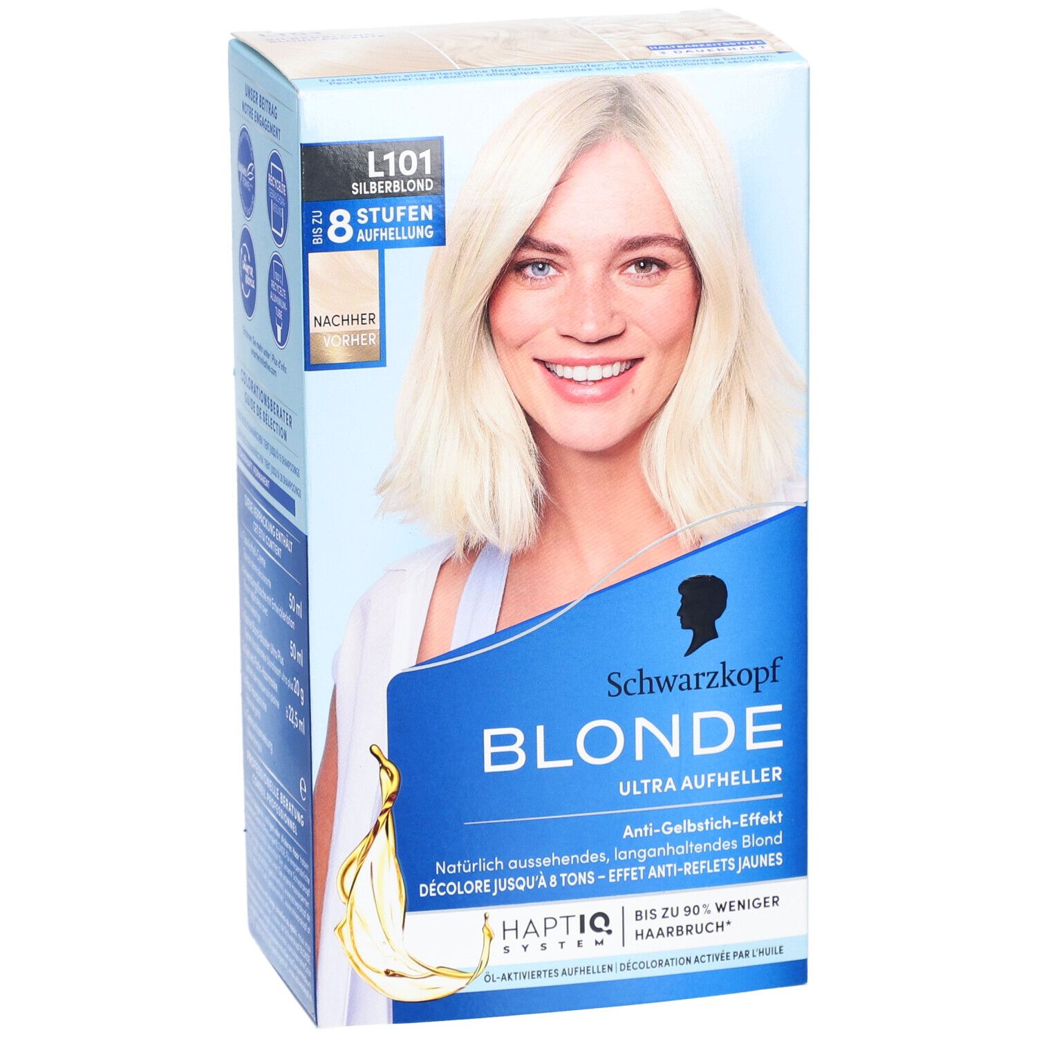 Schwarzkopf Blonde Ultra L101 décolorant blond argenté permanent