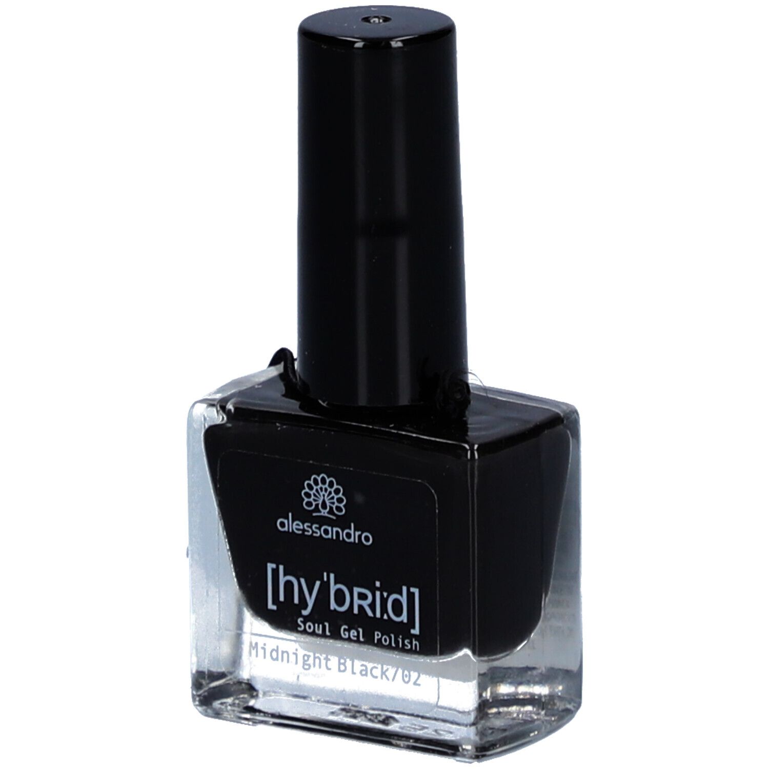 ALESSANDRO Hybrid Soul Gel Polish Midnight Black 02