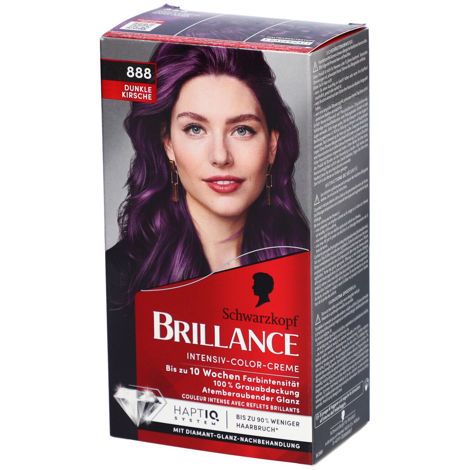 Schwarzkopf Brillance coloration 888 cerise foncée