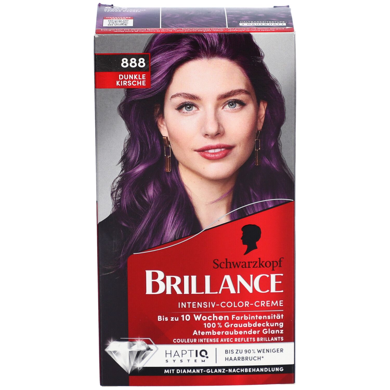 Schwarzkopf Brillance coloration 888 cerise foncée