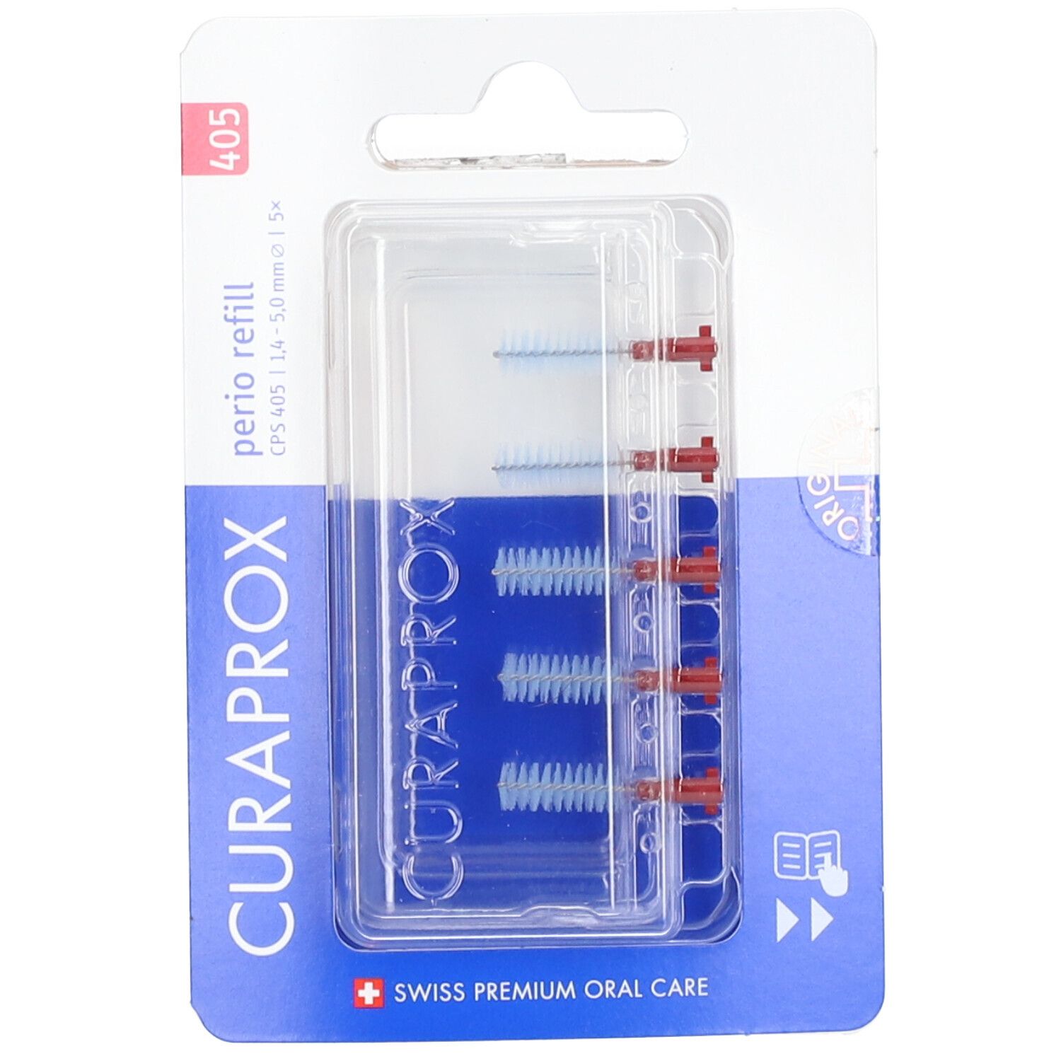 CURAPROX CPS 405 Têtes de Brossettes interdentaires 5 pc(s) Redcare — free download