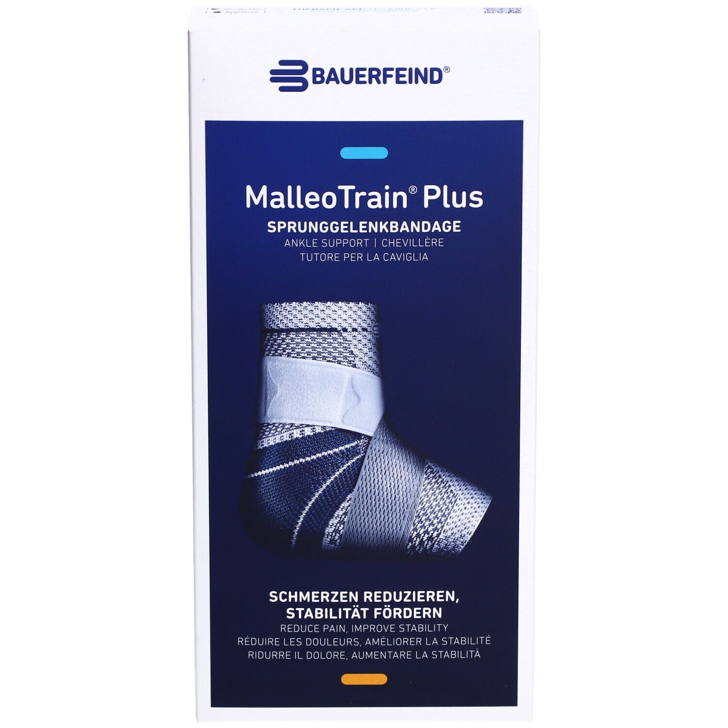 BAUERFEIND® Malleotrain® Plus Chevillère active taille 2 droite titane