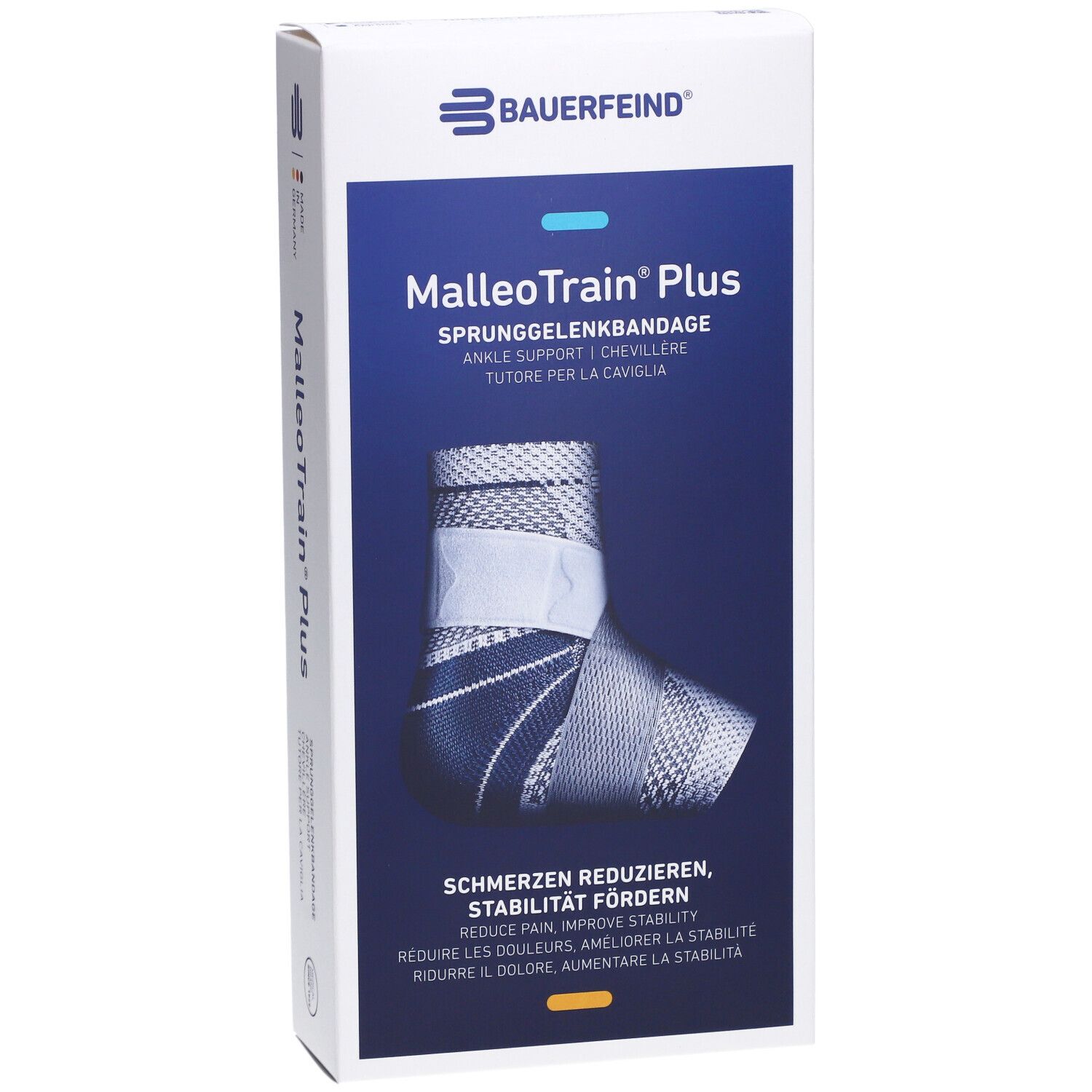 BAUERFEIND® Malleotrain® Plus Chevillère active taille 3 gauche titane