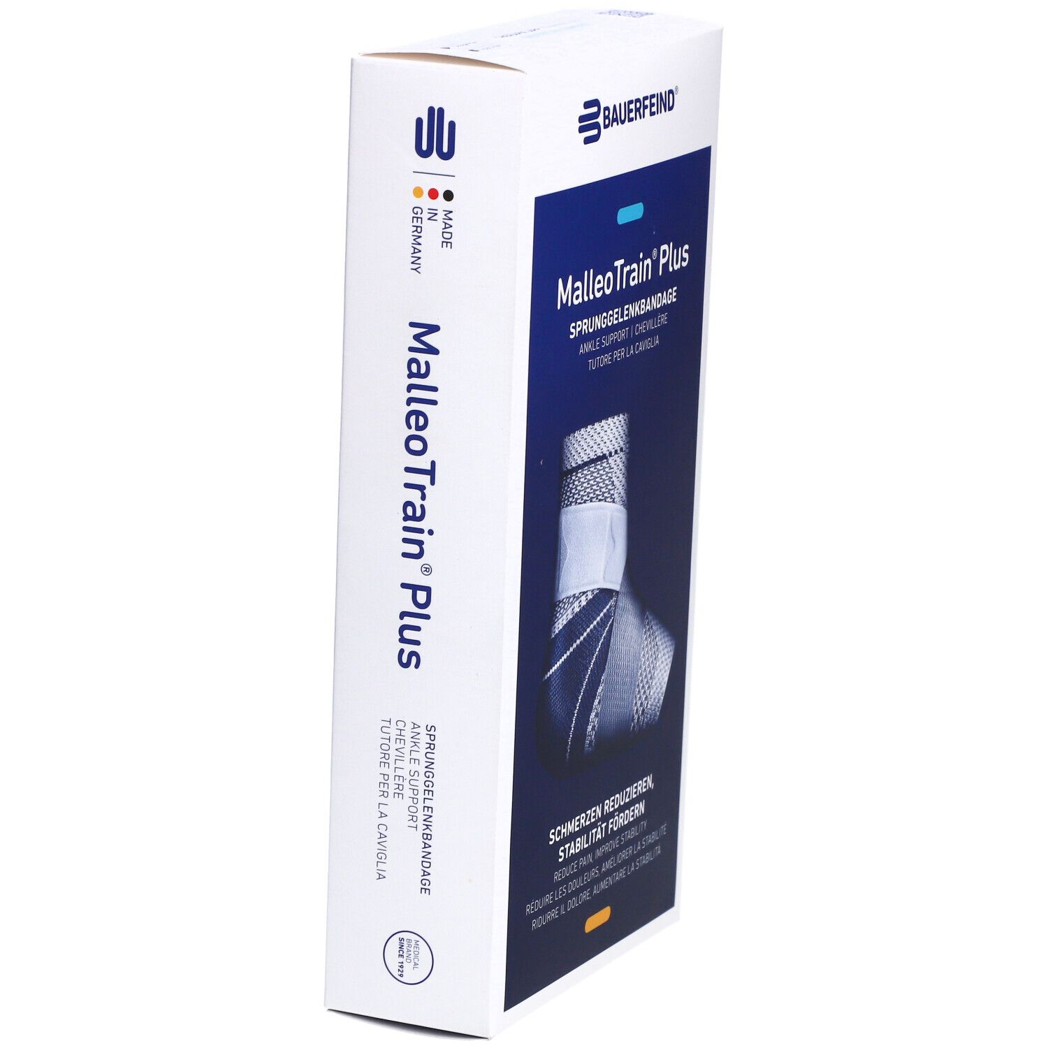 BAUERFEIND® Malleotrain® Plus Chevillère active taille 5 gauche titane