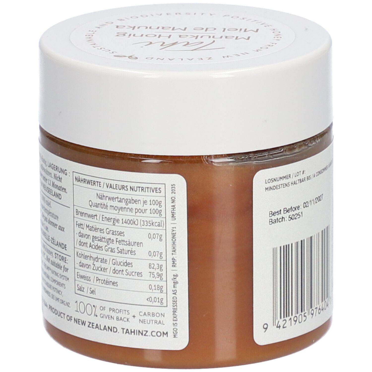 TAHI Miel de Manuka UMF 15+ MGO 514+
