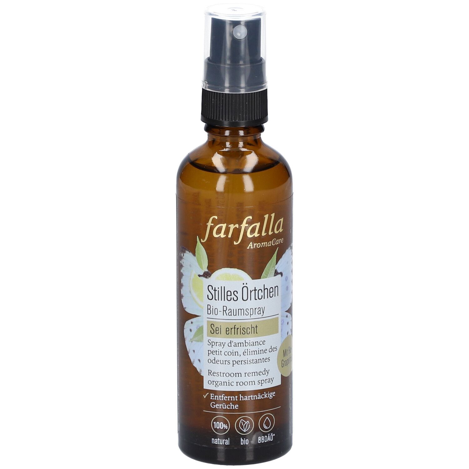 FARFALLA Spray d'ambiance petit coin, élimine les odeurs persistantes