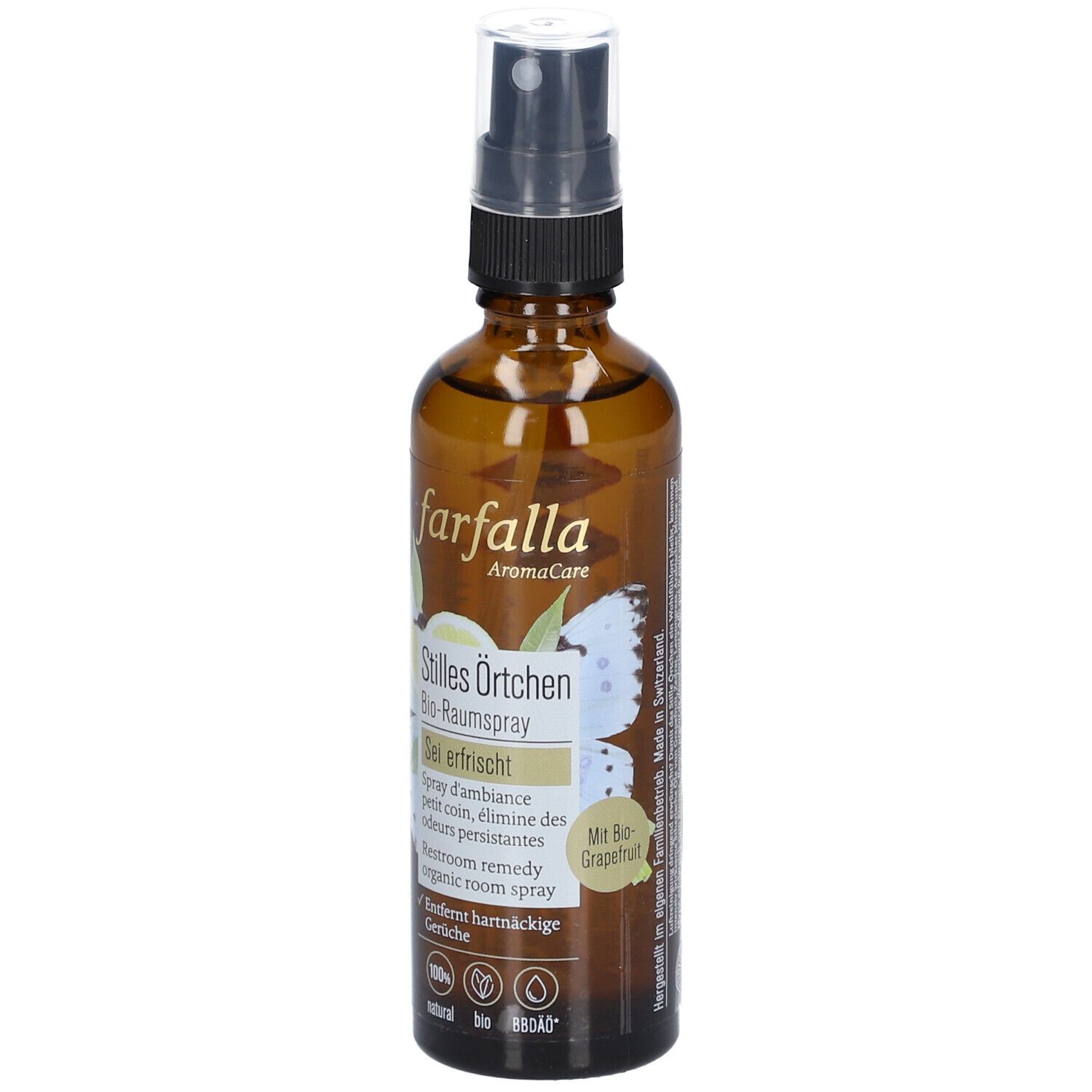 FARFALLA Spray d'ambiance petit coin, élimine les odeurs persistantes