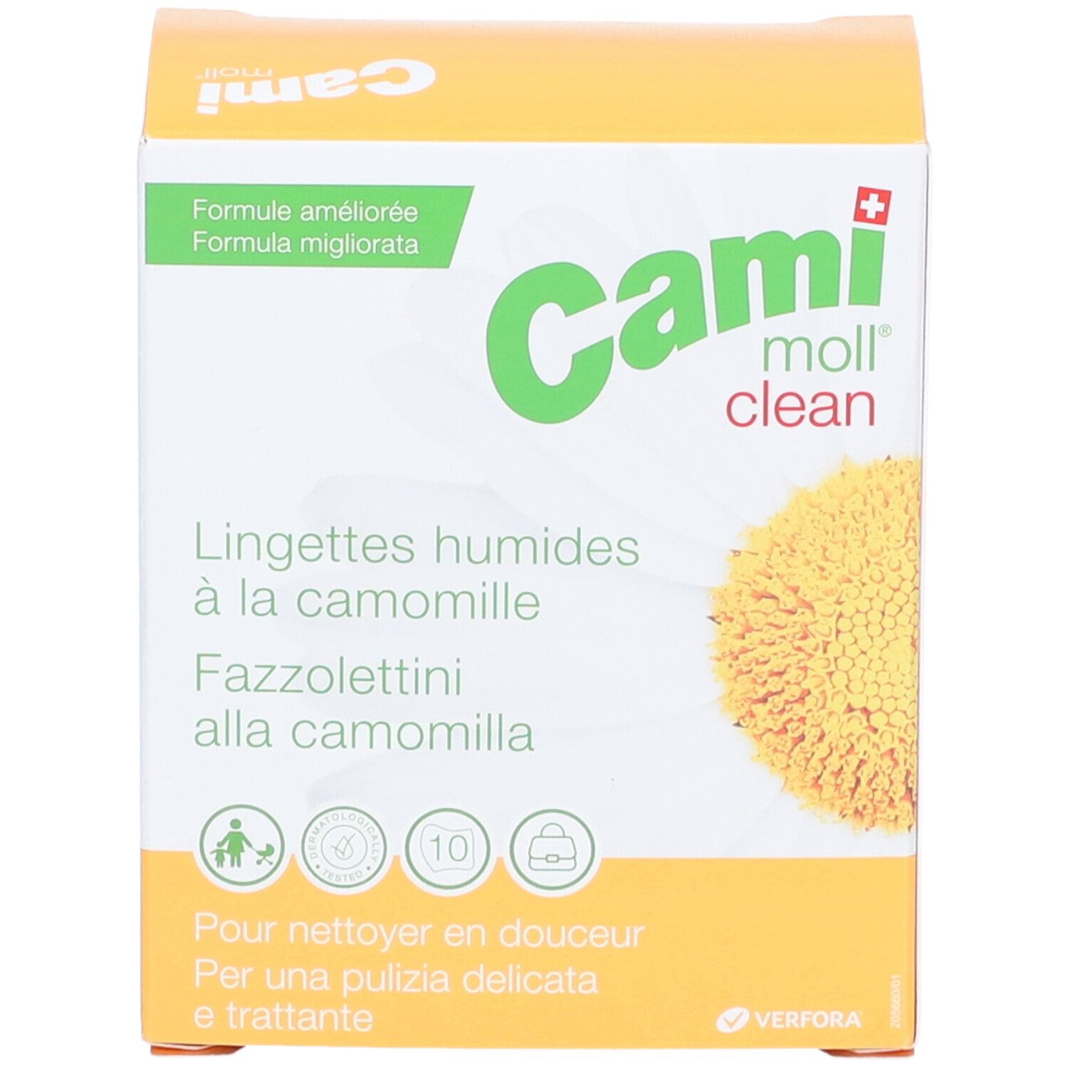 CAMI Moll® Clean Lingettes humides à la camomille