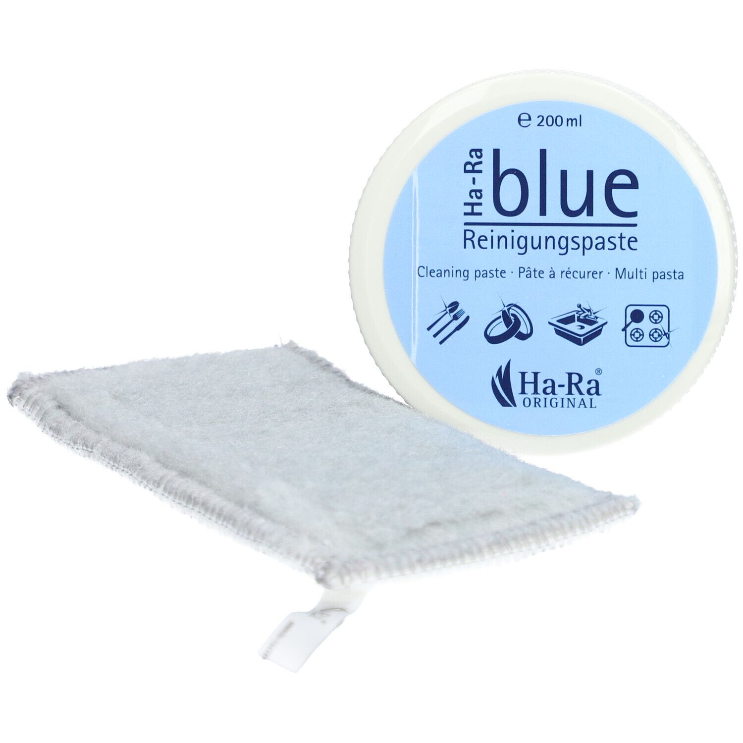 HA-RA Pâte à récurer avec chiffon de nettoyage