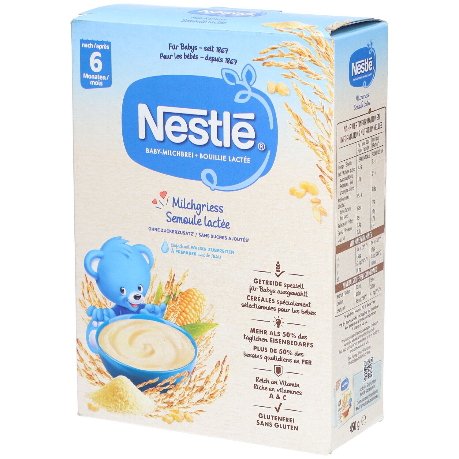 Nestlé Bouillie Lactée Pour Bébés