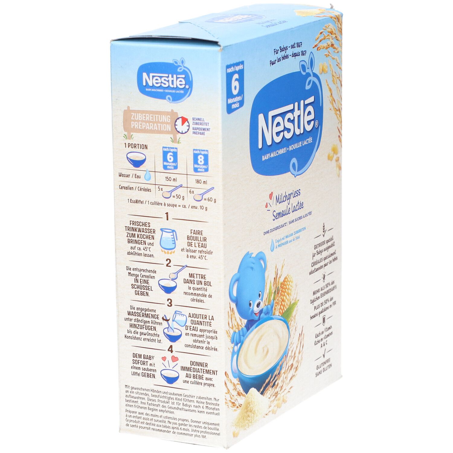 Nestlé Bouillie Lactée Pour Bébés