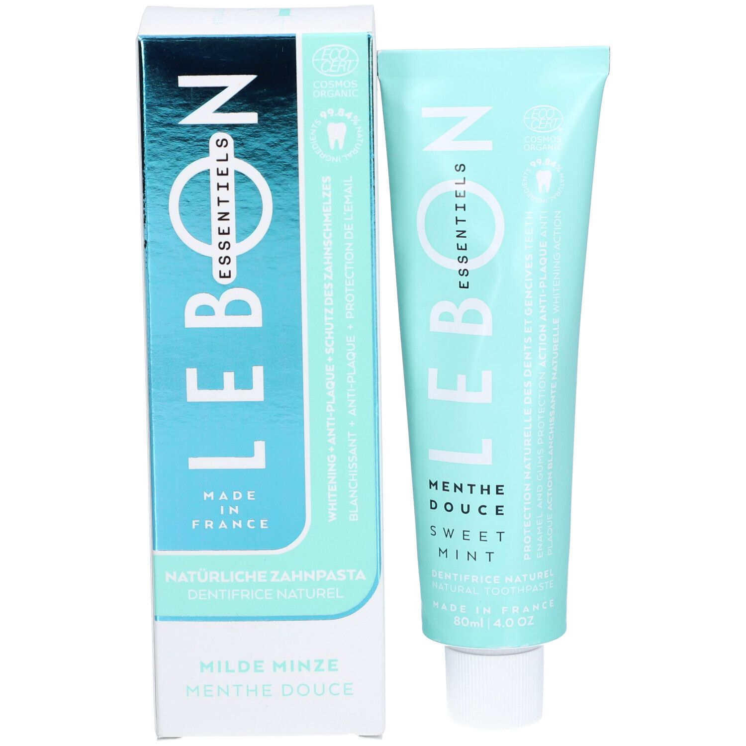 LEBON ESSENTIELS Dentifrice naturel menthe douce