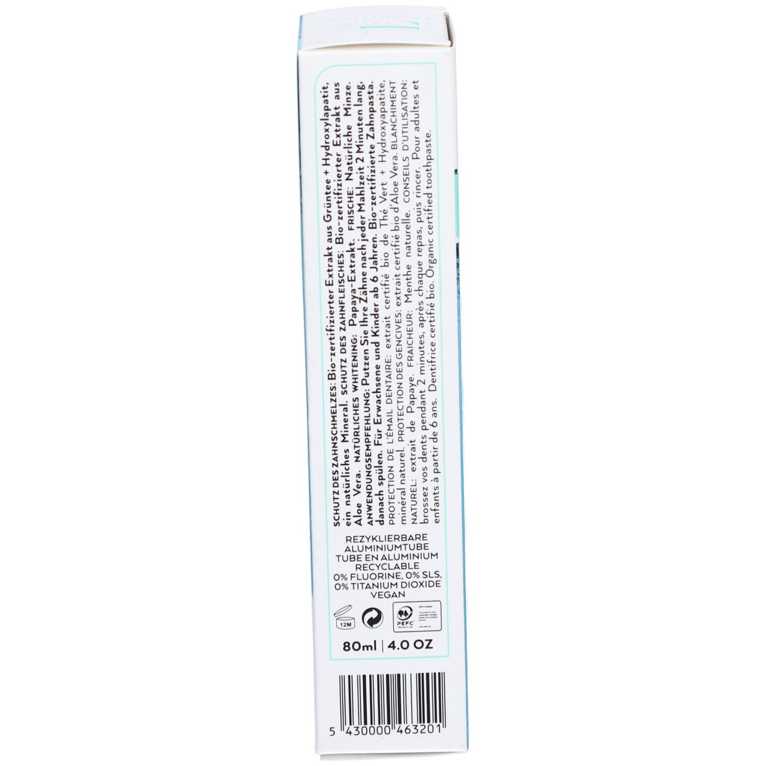 LEBON ESSENTIELS Dentifrice naturel menthe douce