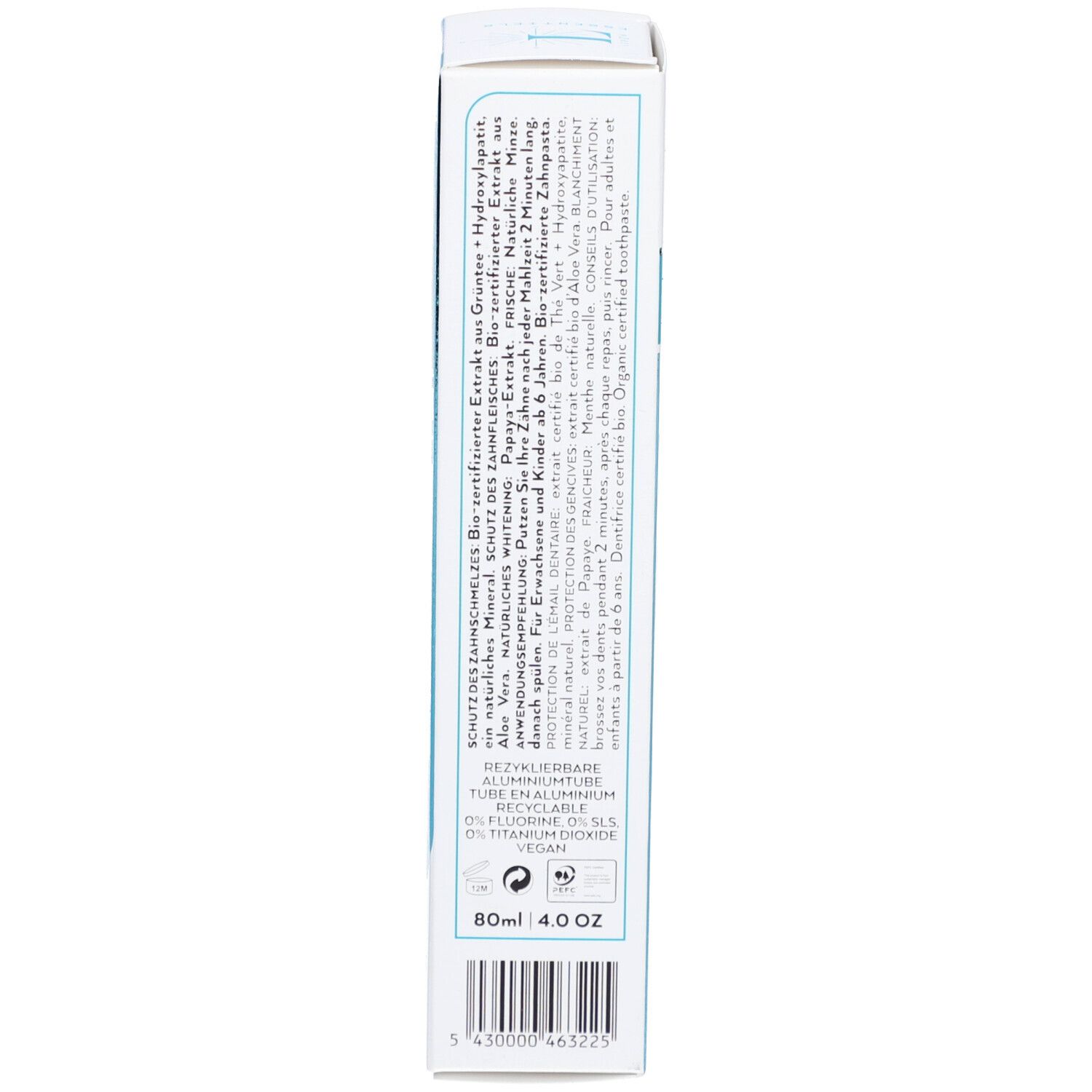 LEBON ESSENTIELS Dentifrice naturel menthe forte