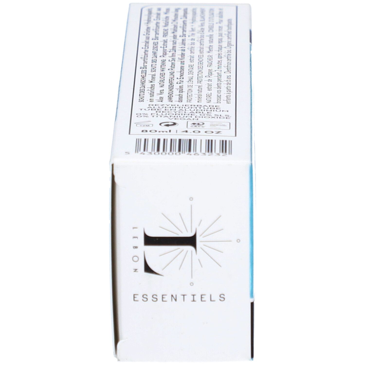 LEBON ESSENTIELS Dentifrice naturel menthe classique + charbon naturel
