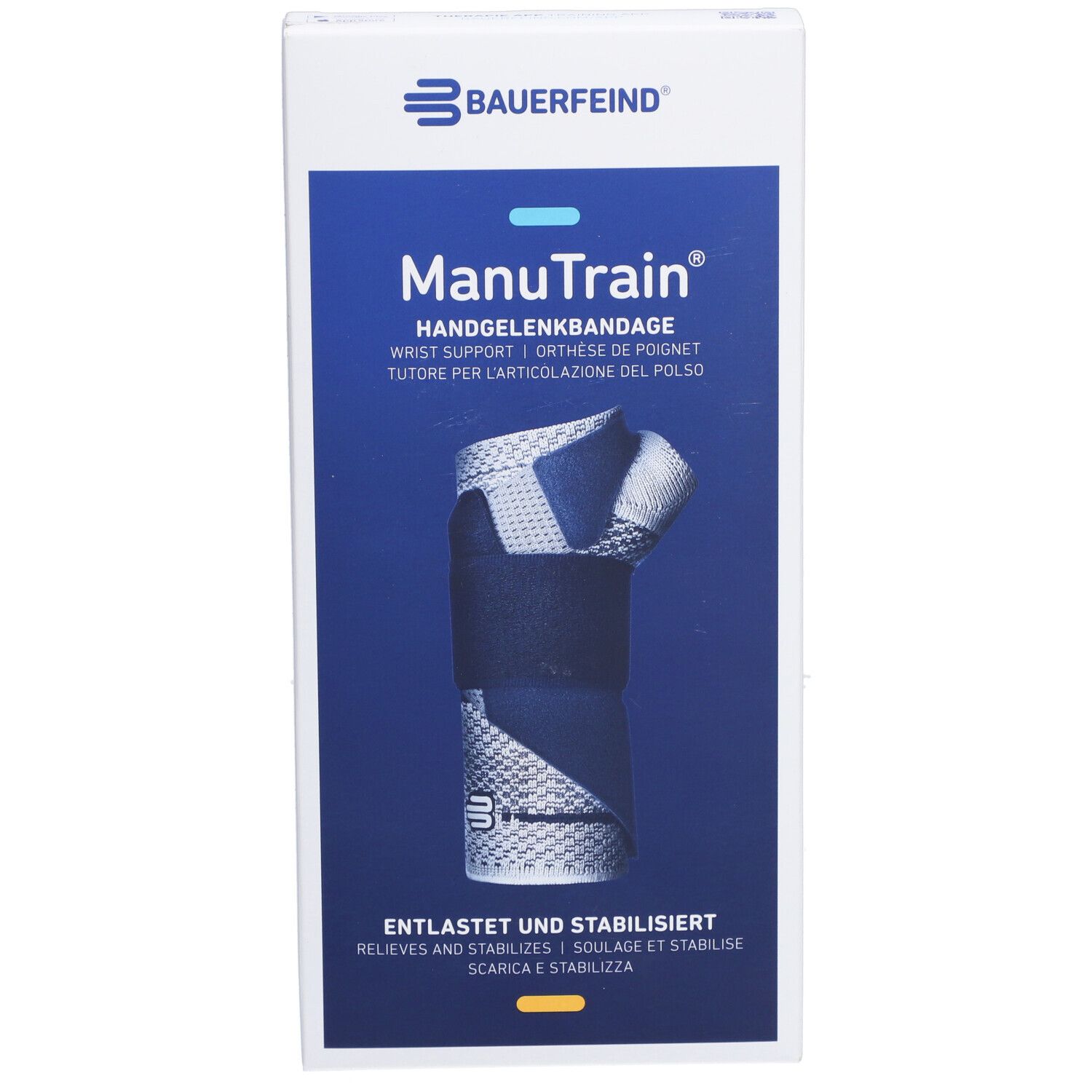 MANUTRAIN Orthèse de poignet Taille 3 droite titane