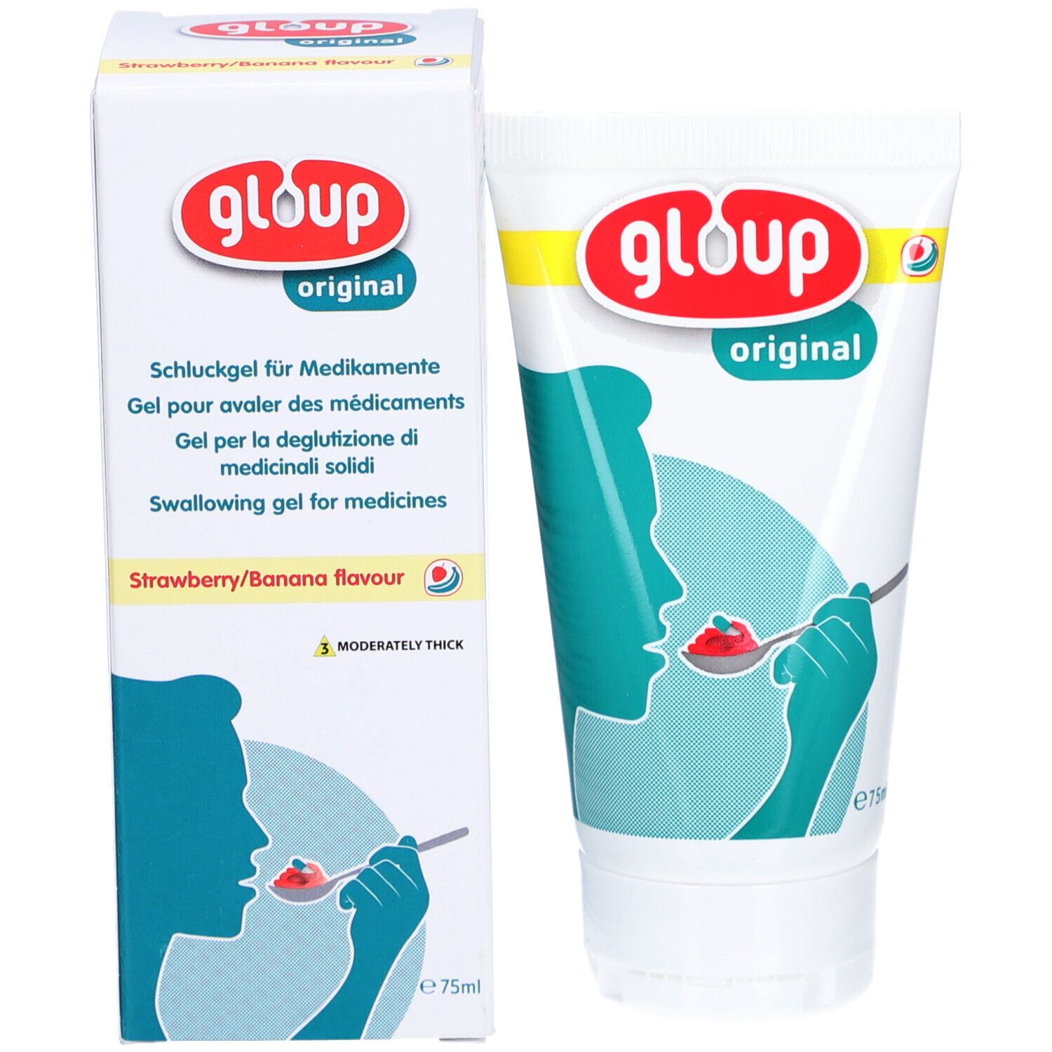 GLOUP Gel de déglutition Original fraise-banane