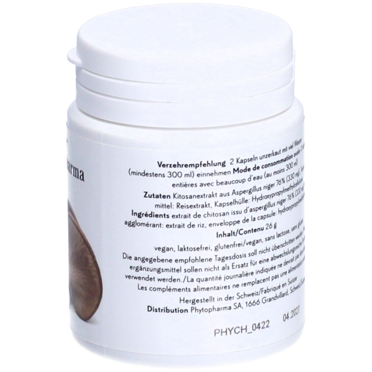 PHYTOPHARMA Kitosan extrait de Chitosan