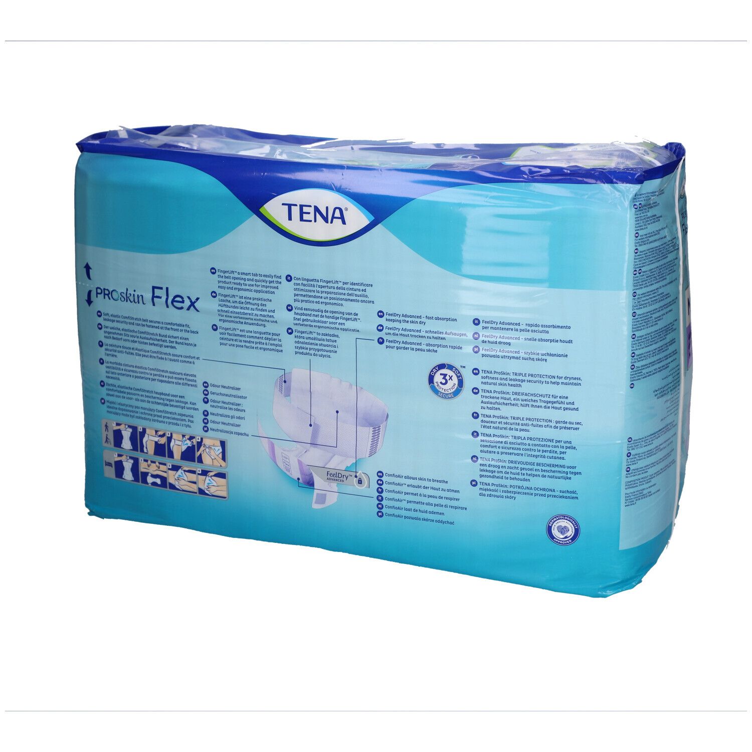 Protections pour incontinence TENA ProSkin Flex Super avec ceinture