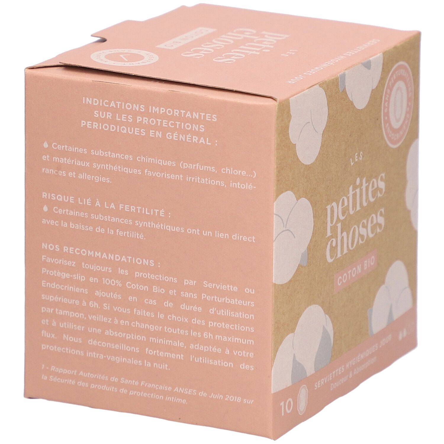 LES PETITES CHOSES Serviettes hygièniques en coton bio Jour