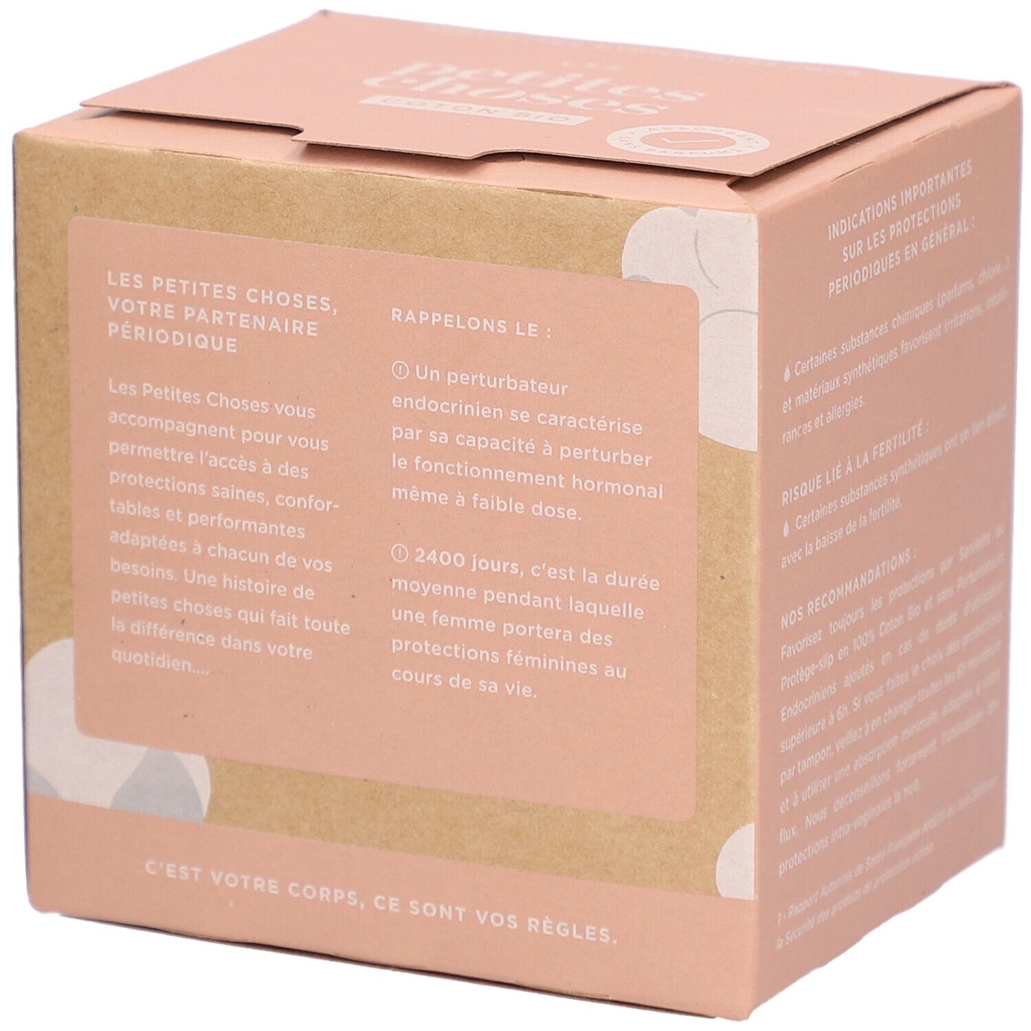 LES PETITES CHOSES Serviettes hygièniques en coton bio Jour