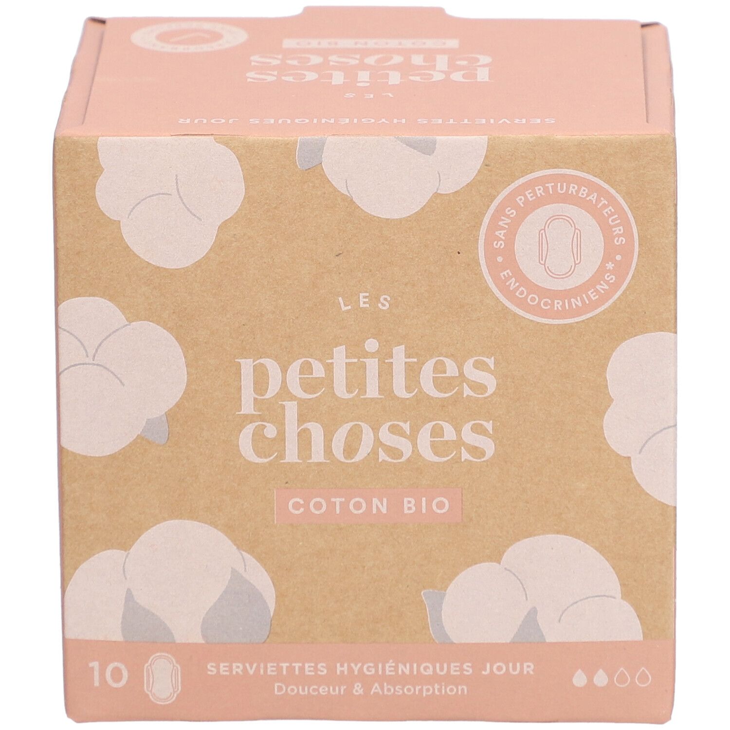 LES PETITES CHOSES Serviettes hygièniques en coton bio Jour