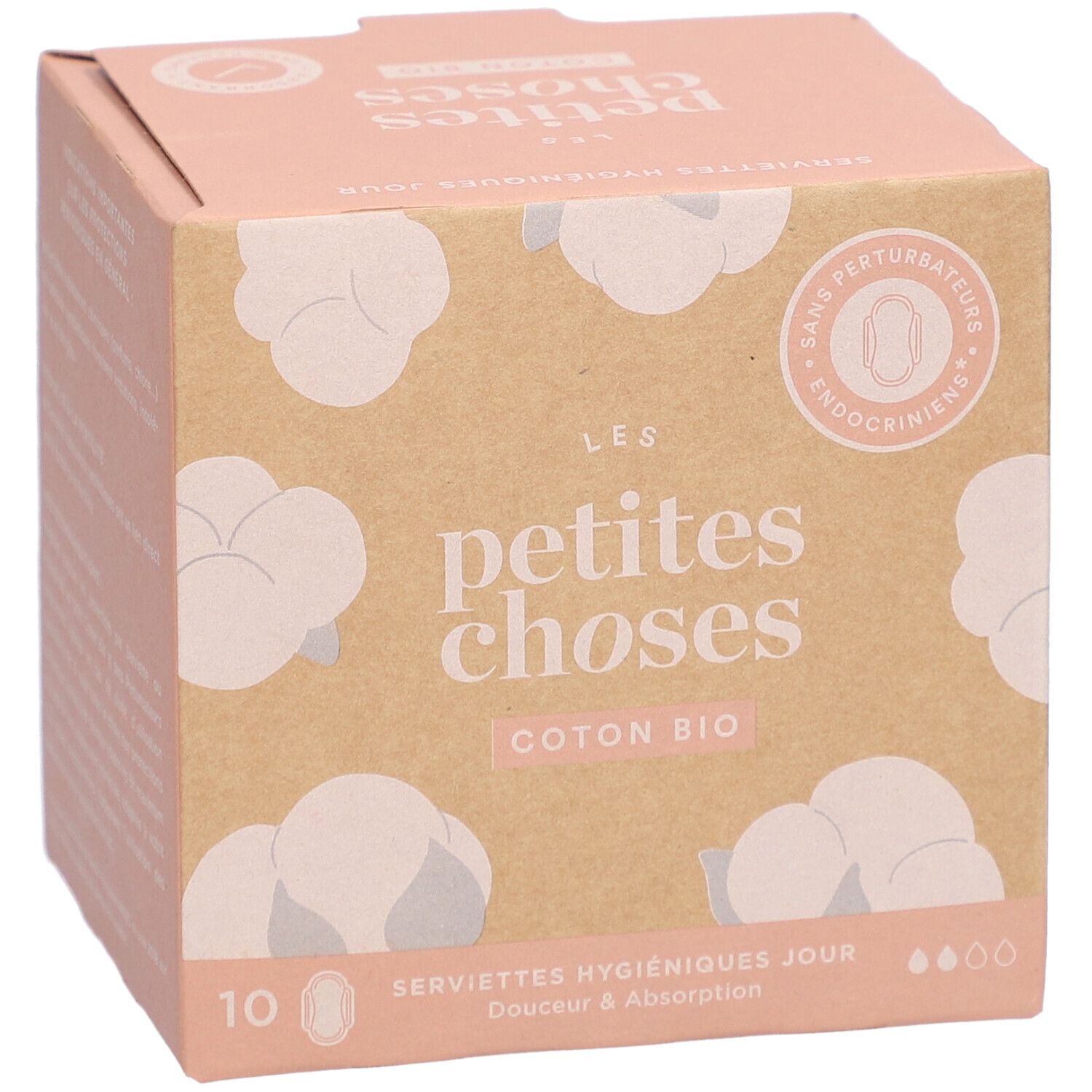 LES PETITES CHOSES Serviettes hygièniques en coton bio Jour