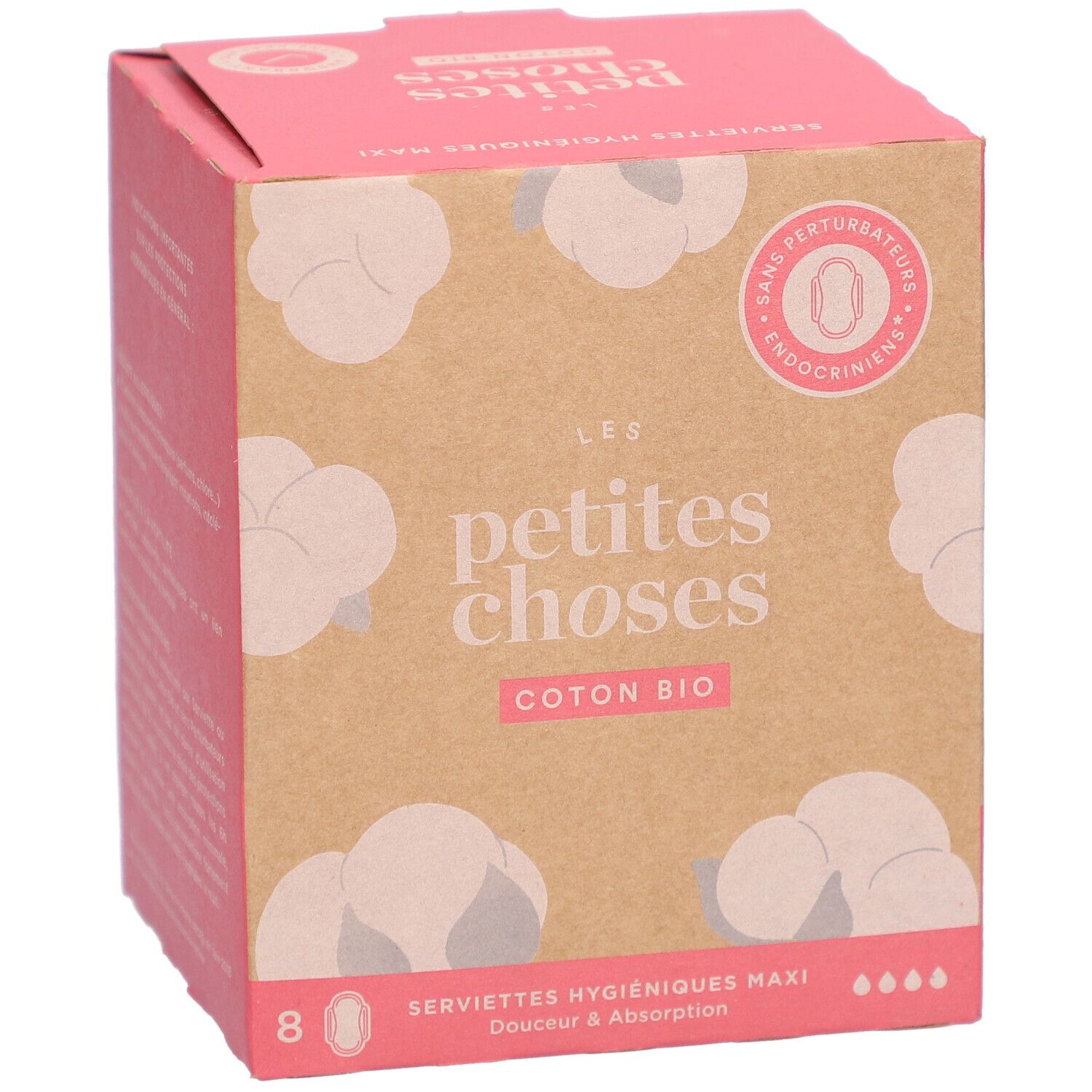 LES PETITES CHOSES Serviettes hygièniques en coton bio Maxi