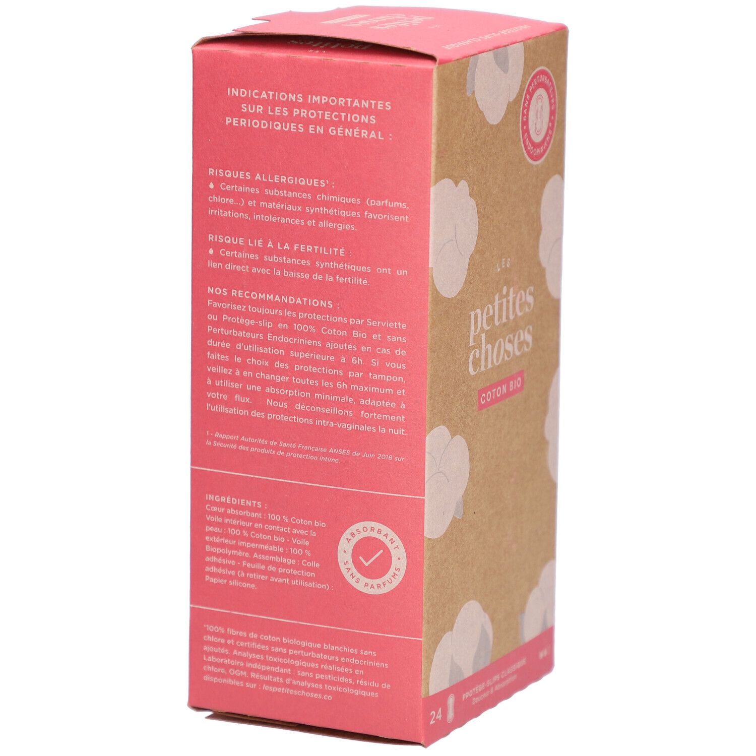 LES PETITES CHOSES Protège-Slips Classiques en coton bio
