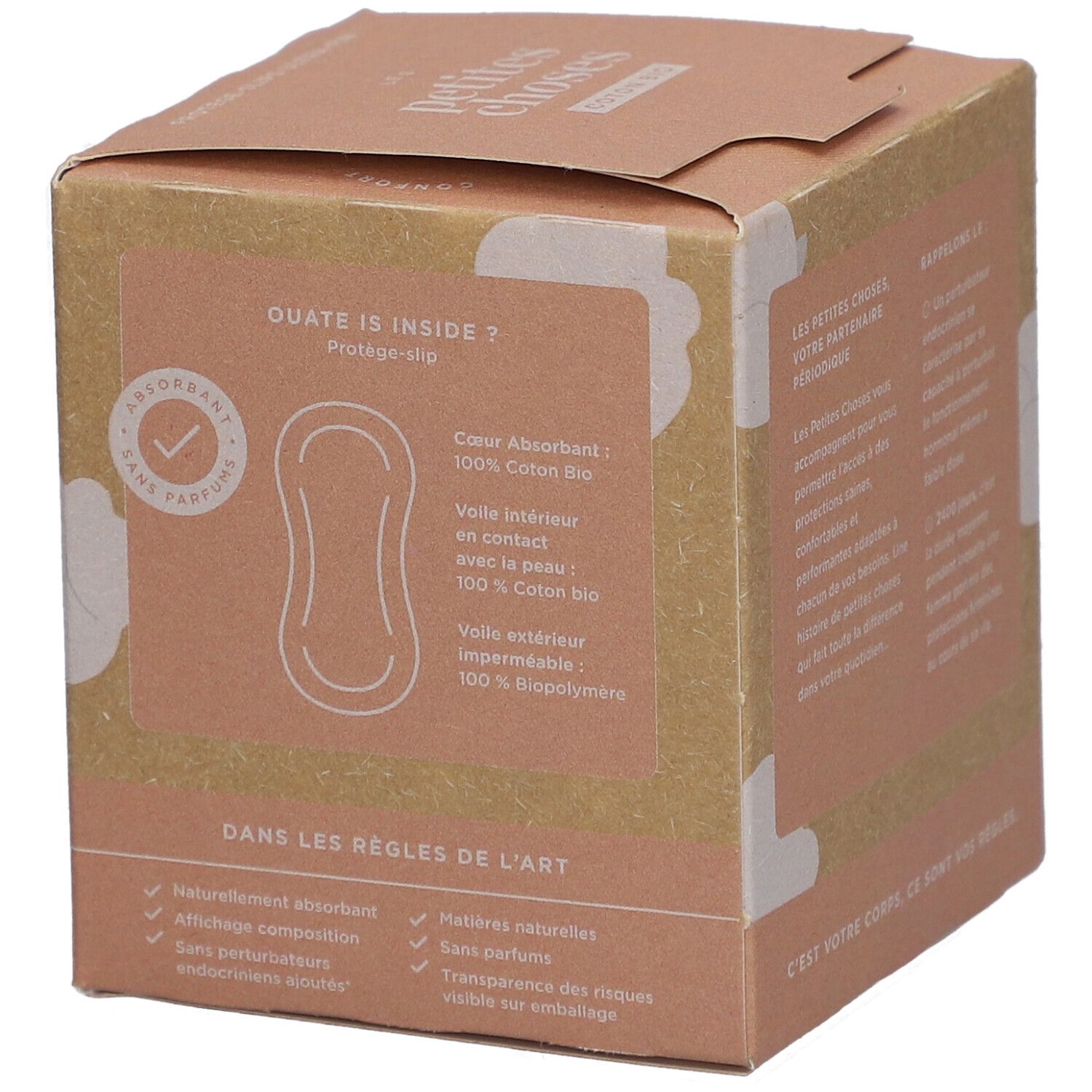 LES PETITES CHOSES Protège-Slips ultra-fin en coton bio