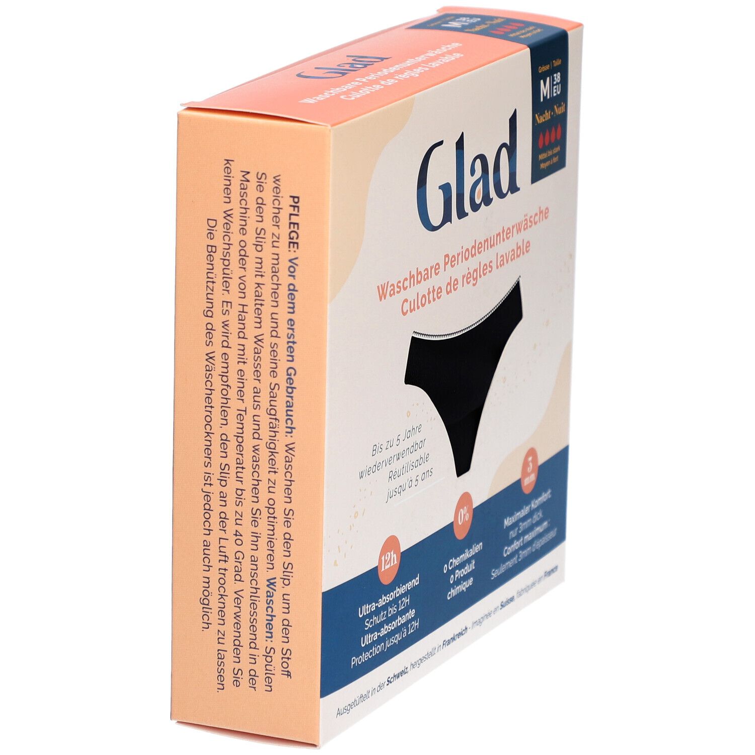 GLAD culotte menstruelle nuit M flux abondant
