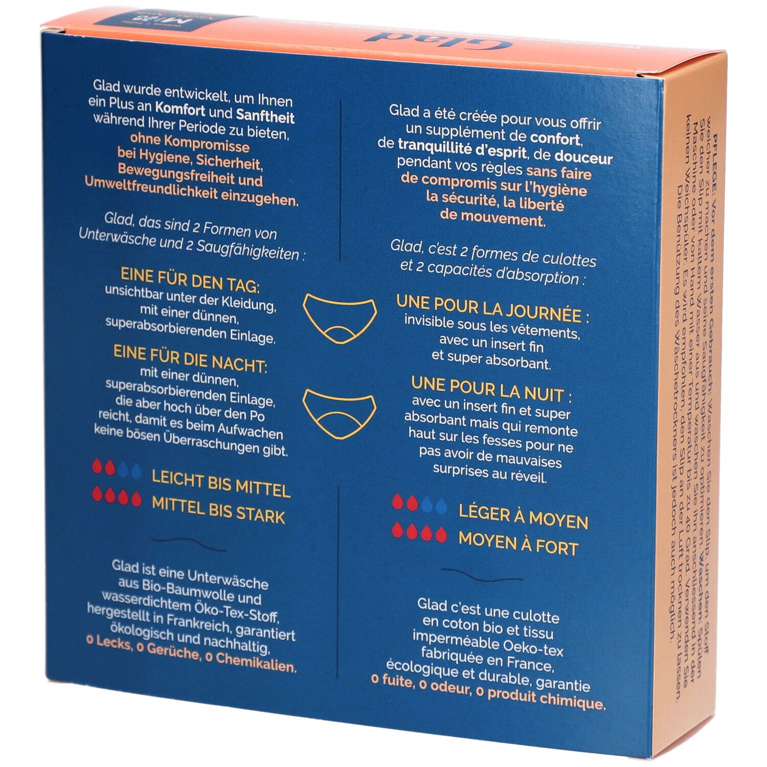 GLAD culotte menstruelle nuit M flux abondant