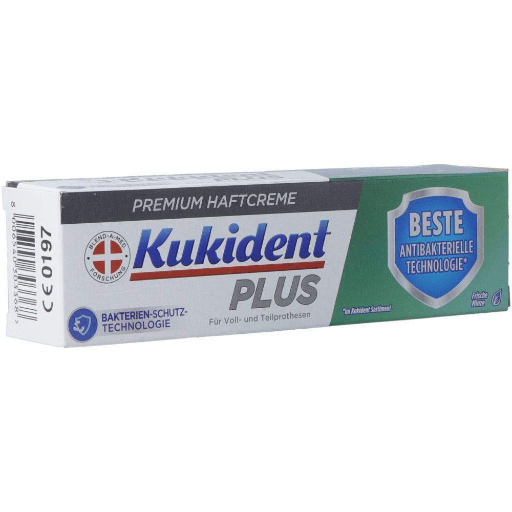 KUKIDENT Crème adhésive anti-bactérienne