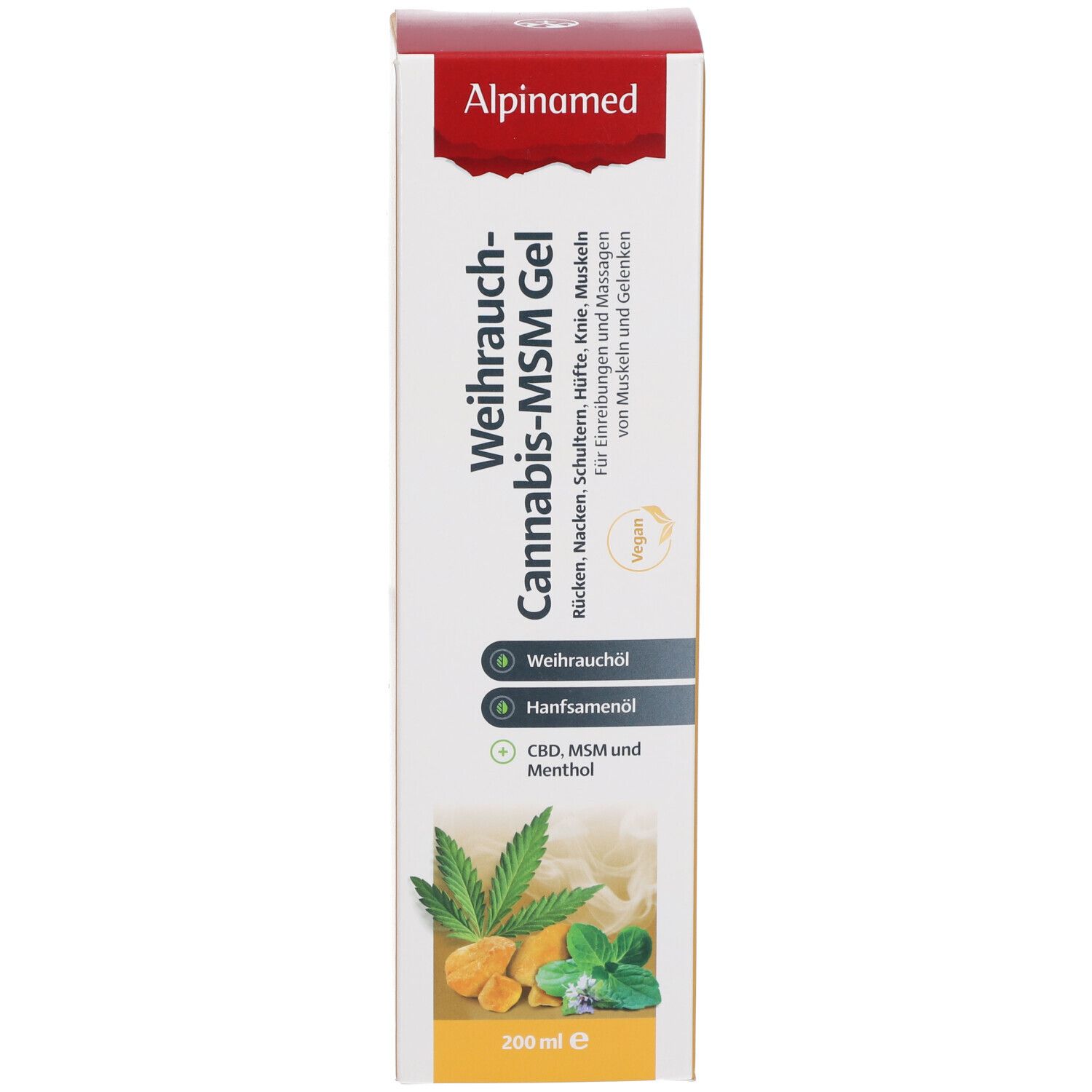 ALPINAMED Gel actif pour les frictions et les massages des muscles et des articulations