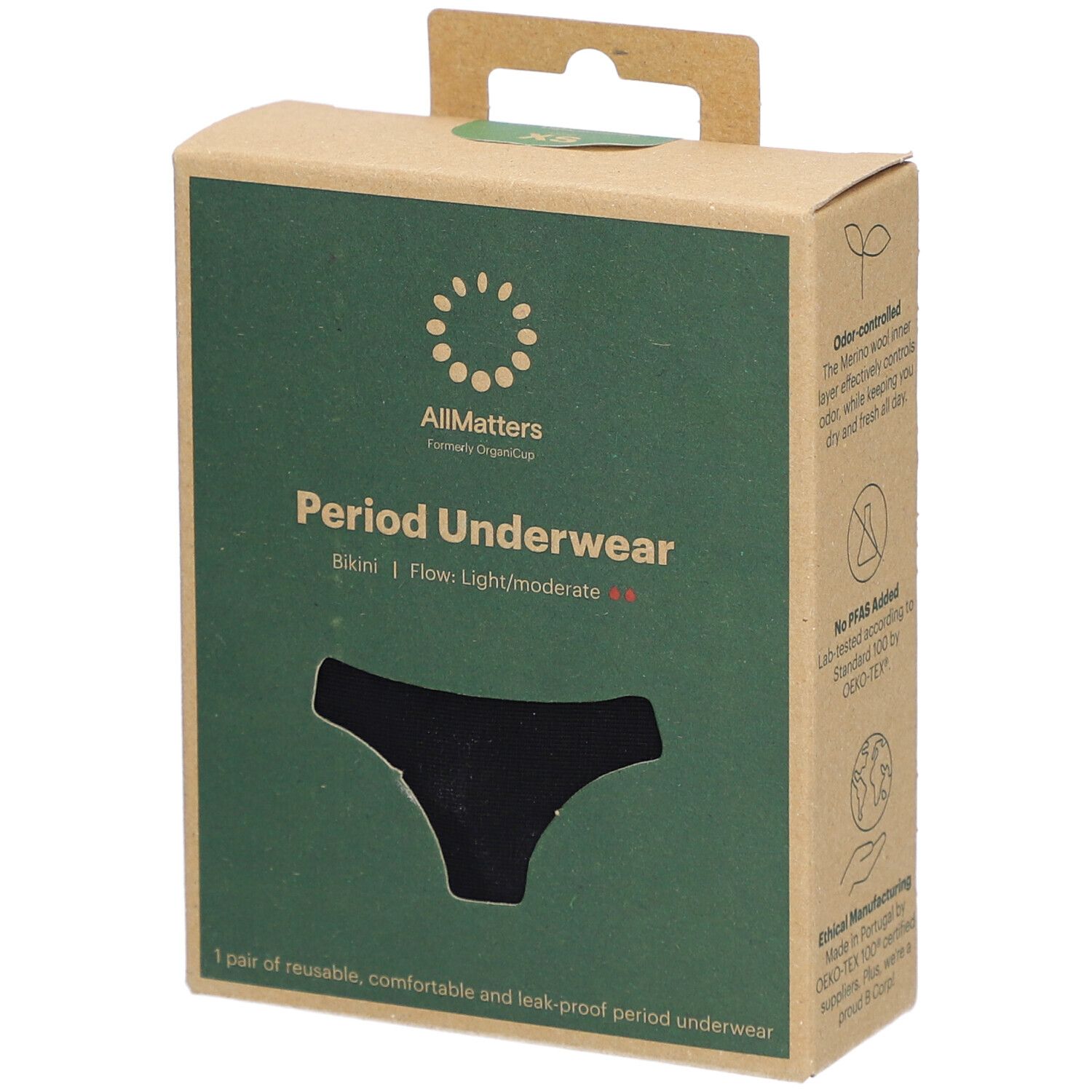 ALLMATTERS Culotte menstruelle XS