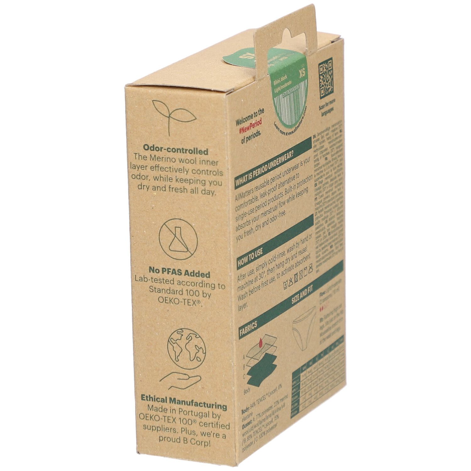 ALLMATTERS Culotte menstruelle XS