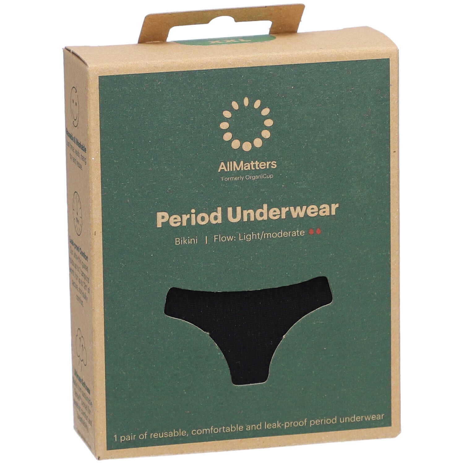 ALLMATTERS Slip sous-vêtements périodique XXL