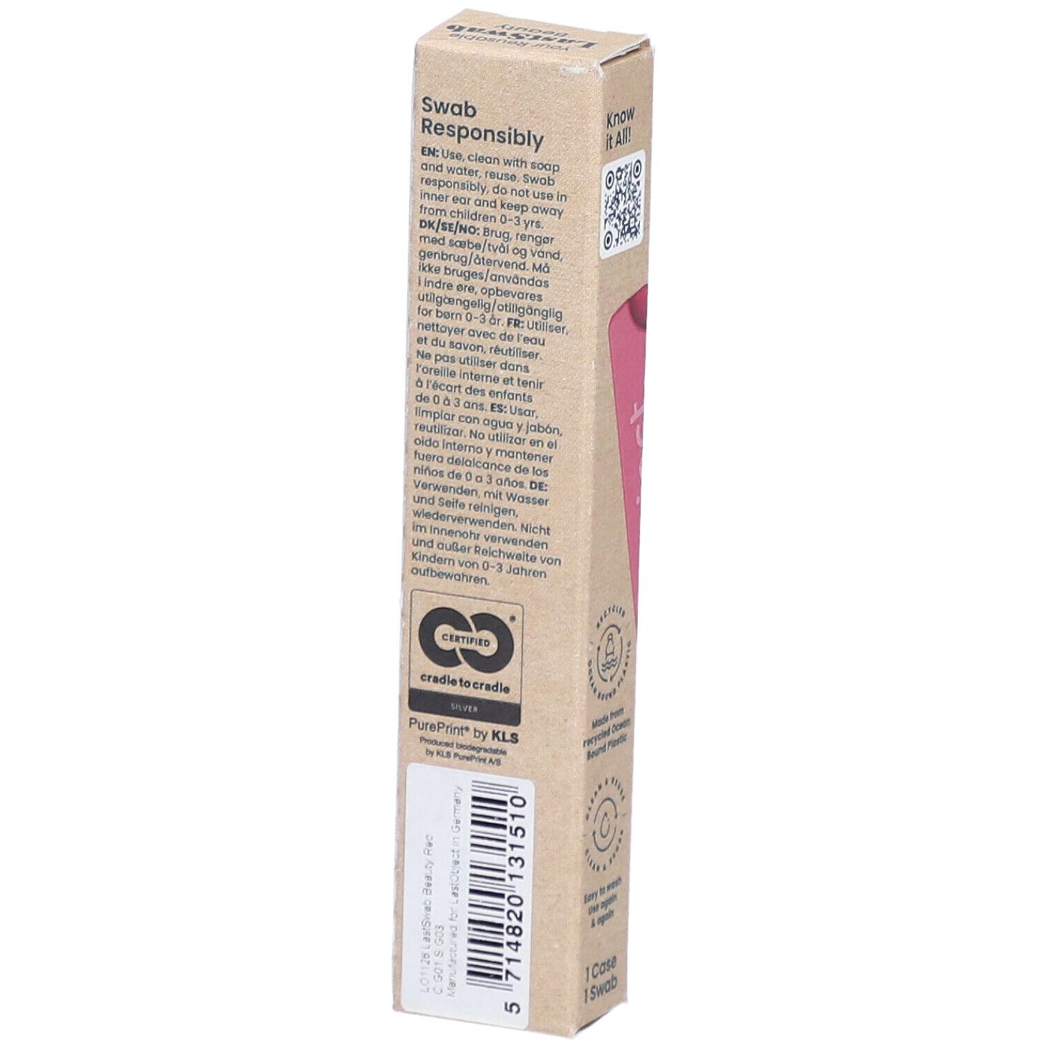 LastObject LastSwab Beauty coton-tige réutilisable maquillage