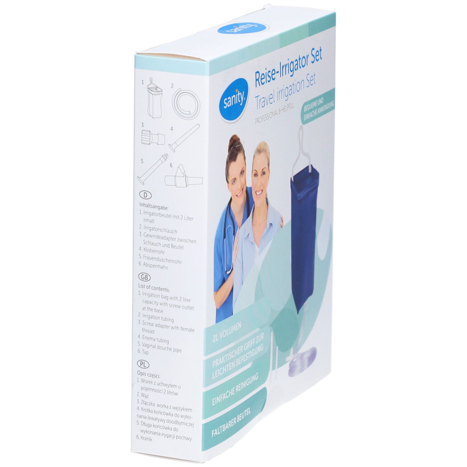 Sanity Irrigateur Set De Voyage Complet