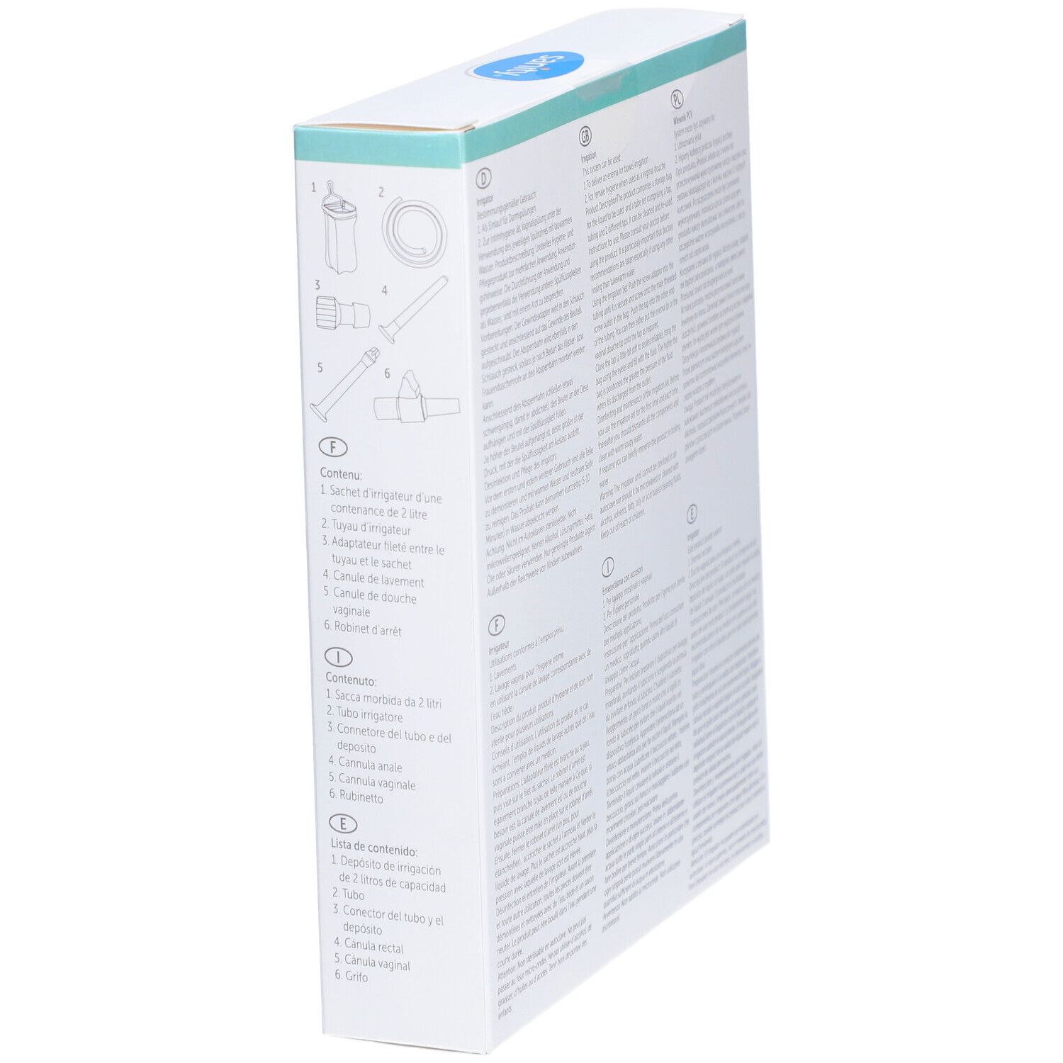Sanity Irrigateur Set De Voyage Complet