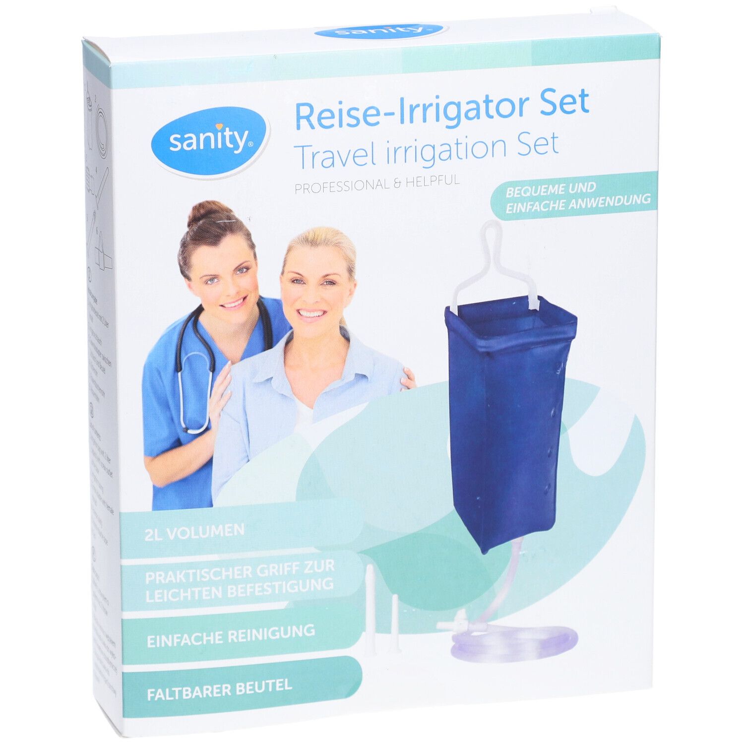 Sanity Irrigateur Set De Voyage Complet