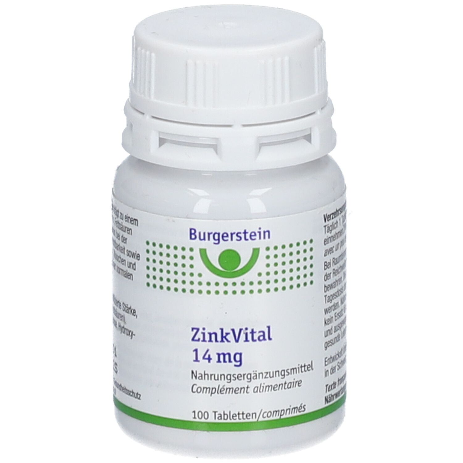 BURGERSTEIN ZinkVital 14 mg