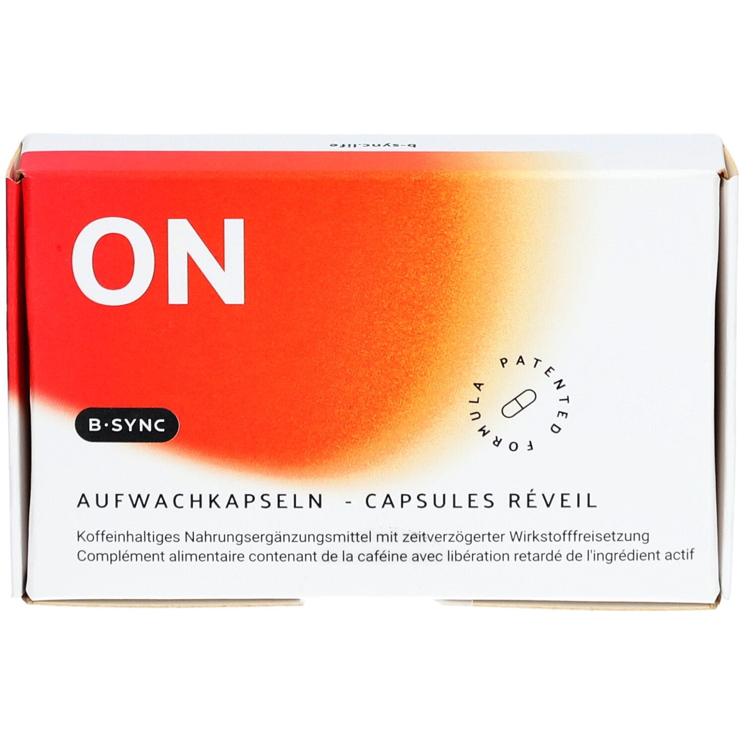 B-Sync On capsules réveil à libération prolongée avec caféine et vitamines