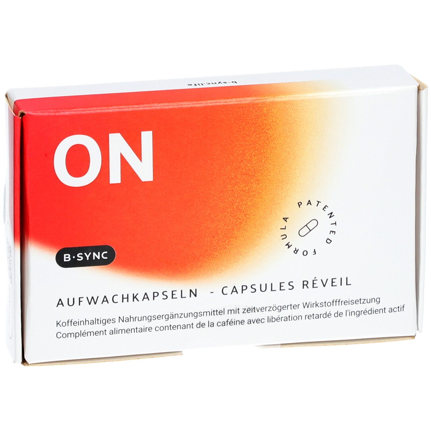 B-Sync On capsules réveil à libération prolongée avec caféine et vitamines